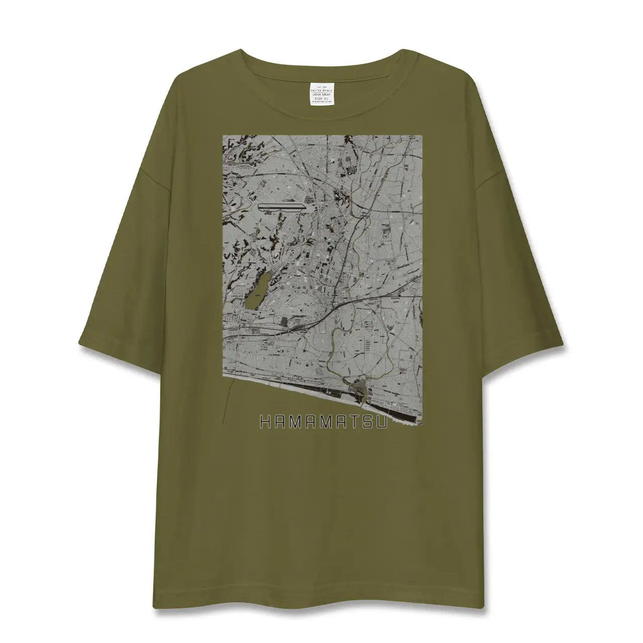 【浜松(静岡県)】地図柄ビッグシルエットTシャツ