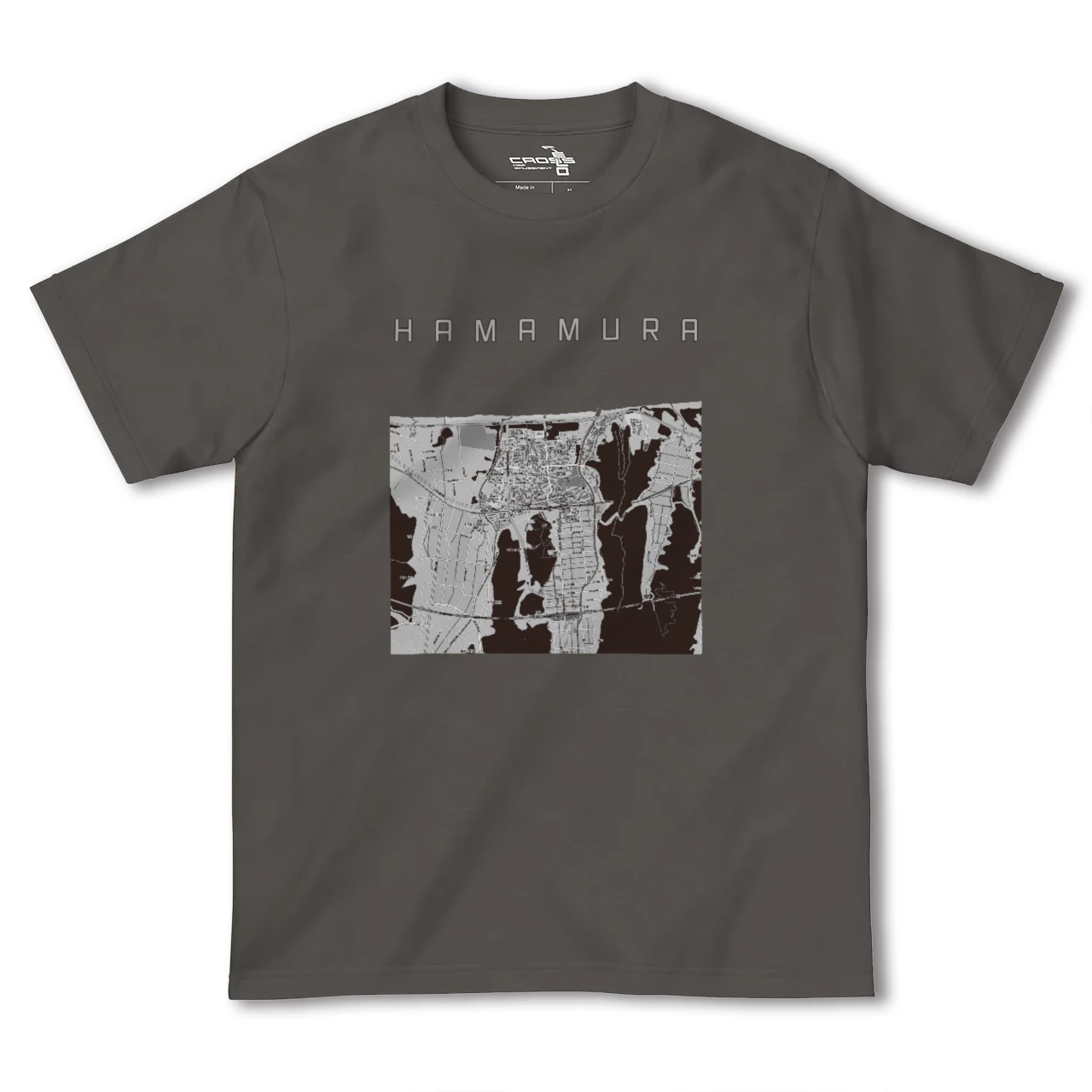 【浜村(鳥取県)】地図柄ヘビーウェイトTシャツ