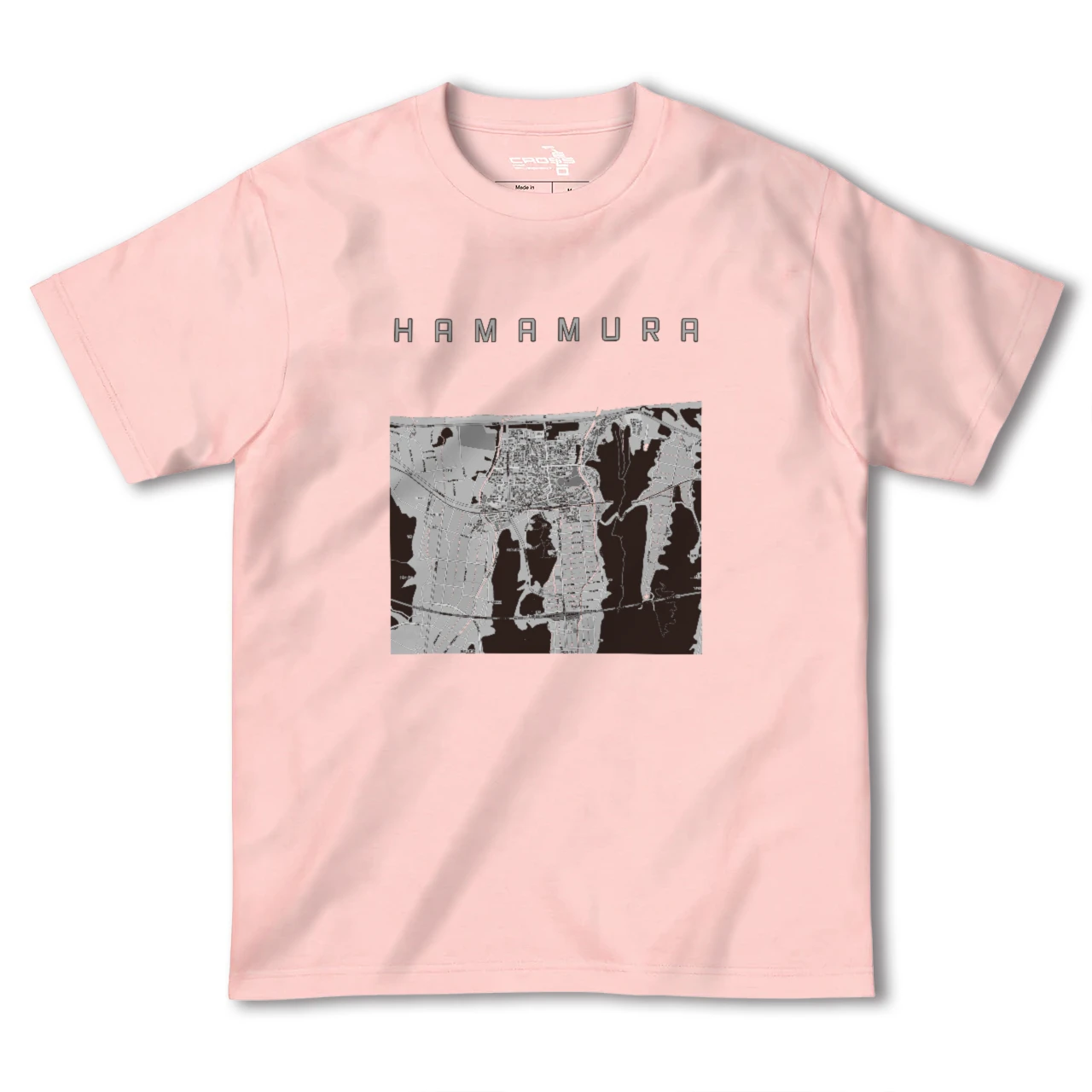 【浜村(鳥取県)】地図柄ヘビーウェイトTシャツ