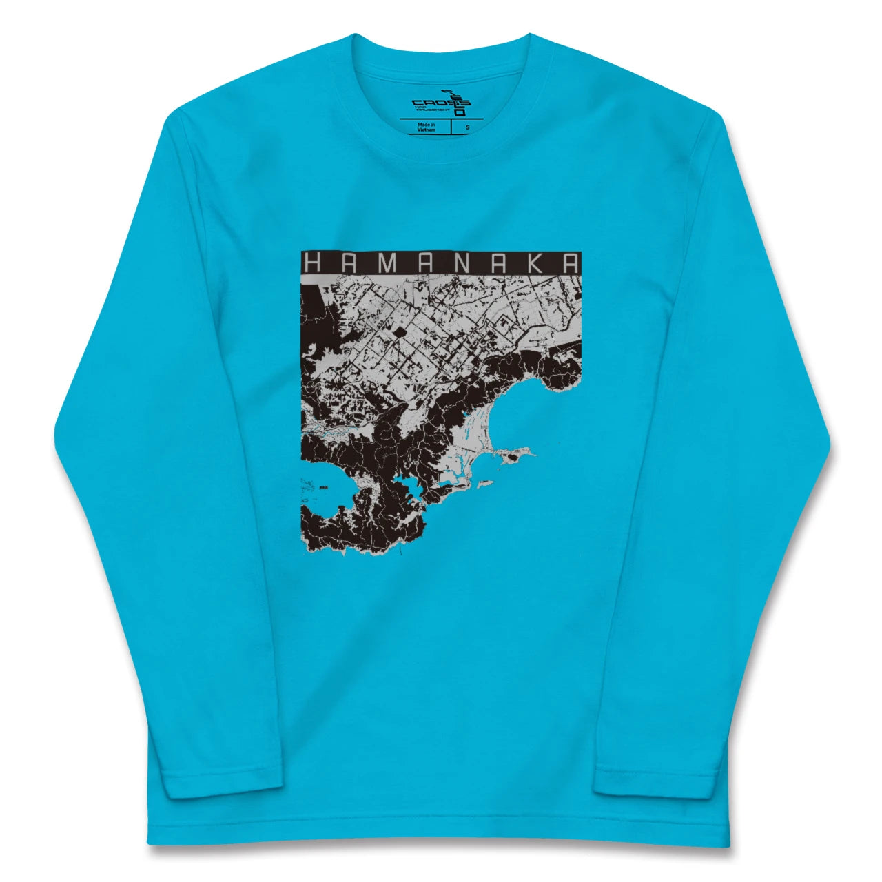 【浜中(北海道)】地図柄ロングスリーブTシャツ