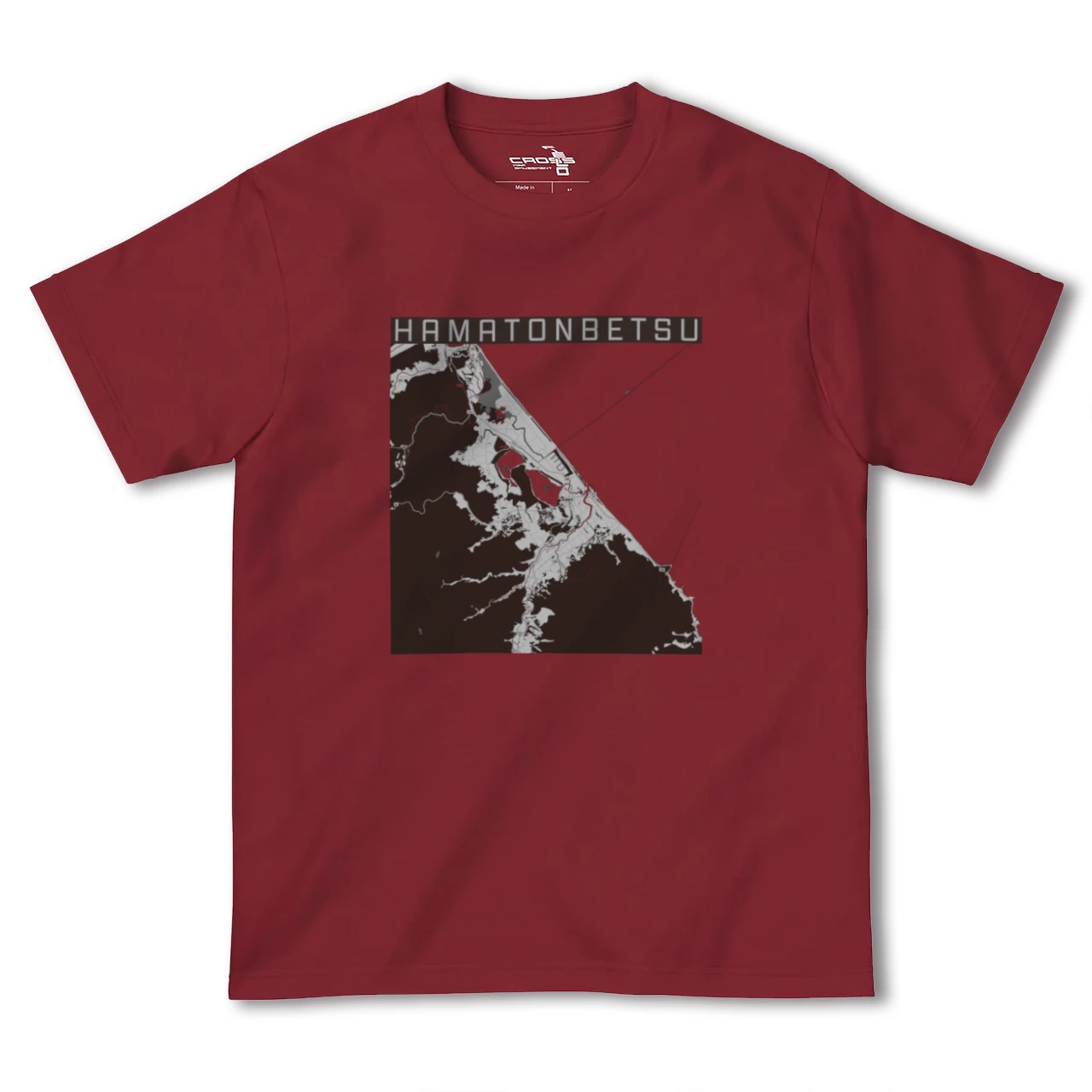 【浜頓別(北海道)】地図柄ヘビーウェイトTシャツ