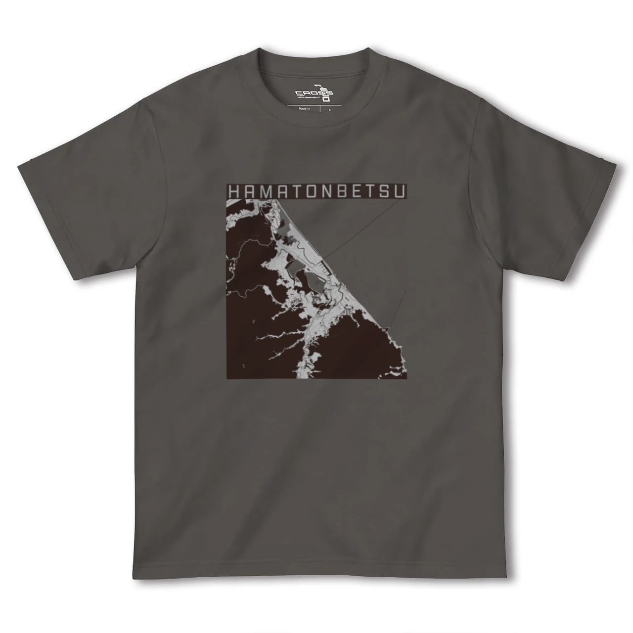 【浜頓別(北海道)】地図柄ヘビーウェイトTシャツ