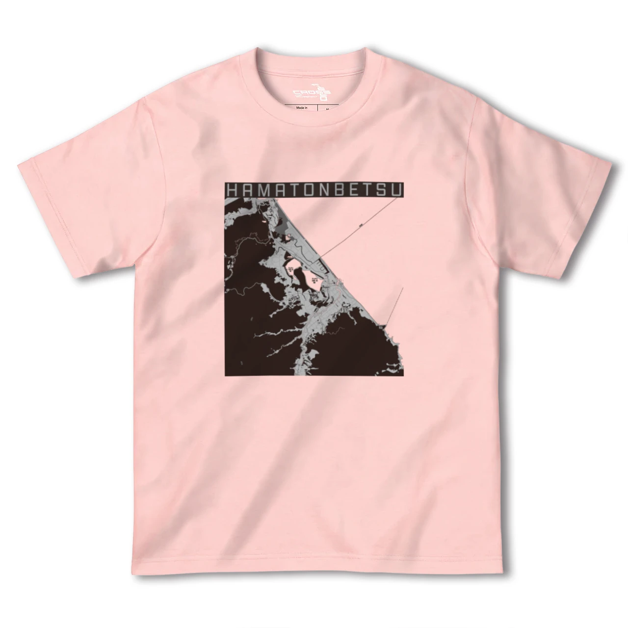 【浜頓別(北海道)】地図柄ヘビーウェイトTシャツ