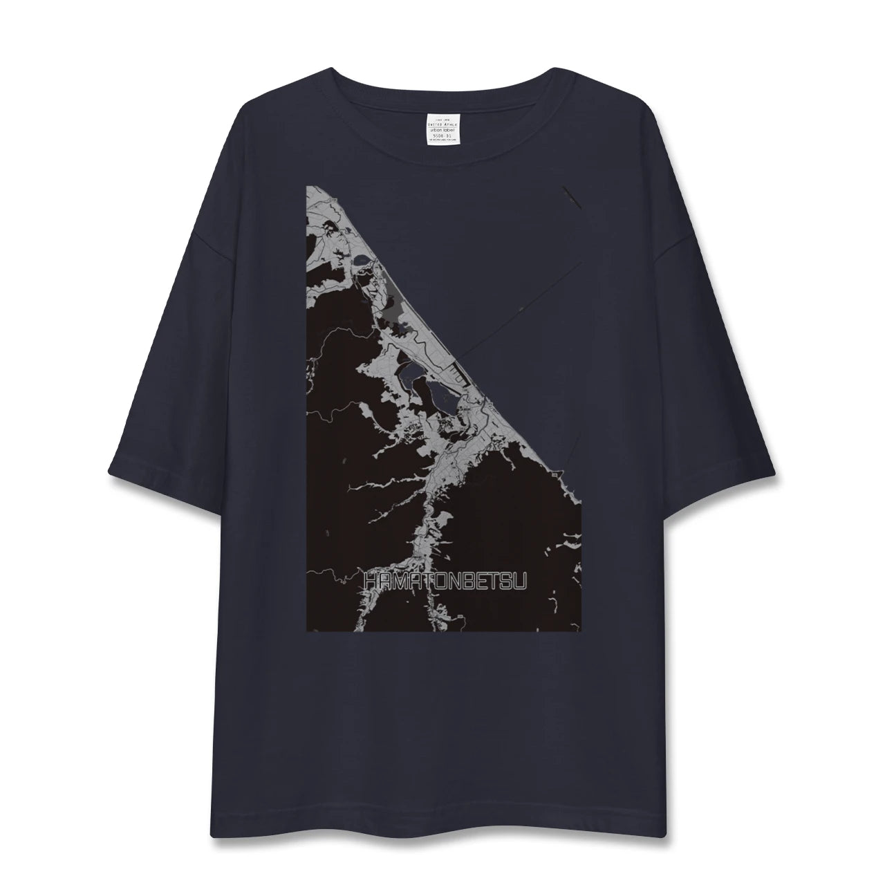 【浜頓別(北海道)】地図柄ビッグシルエットTシャツ