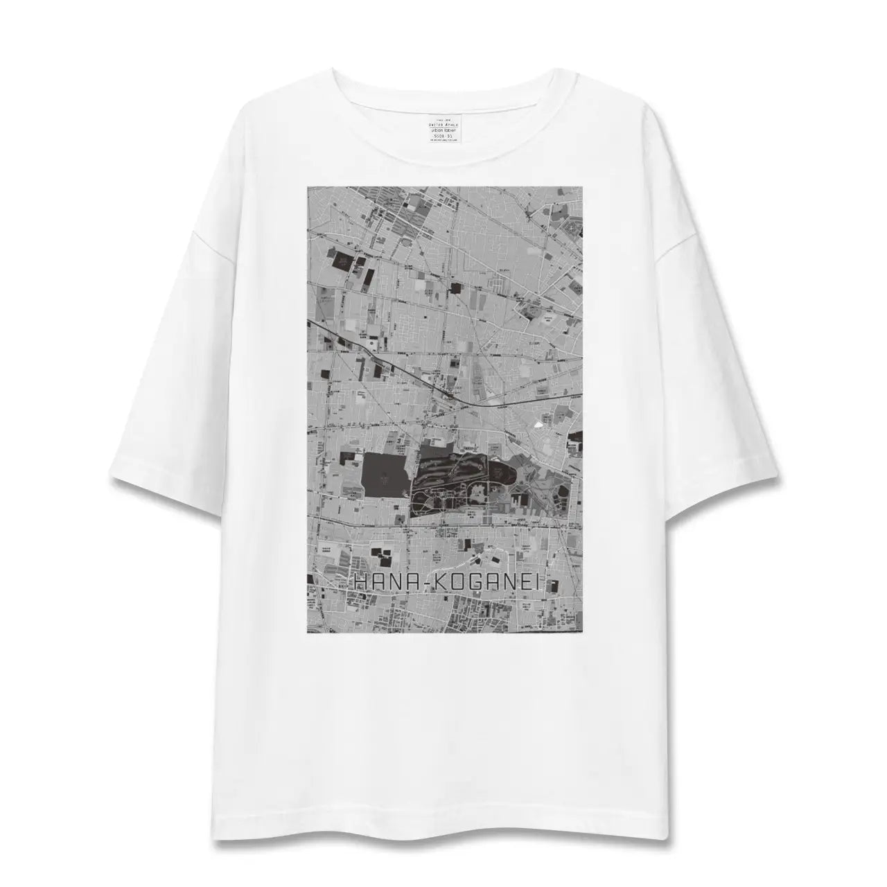 【花小金井(東京都)】地図柄ビッグシルエットTシャツ