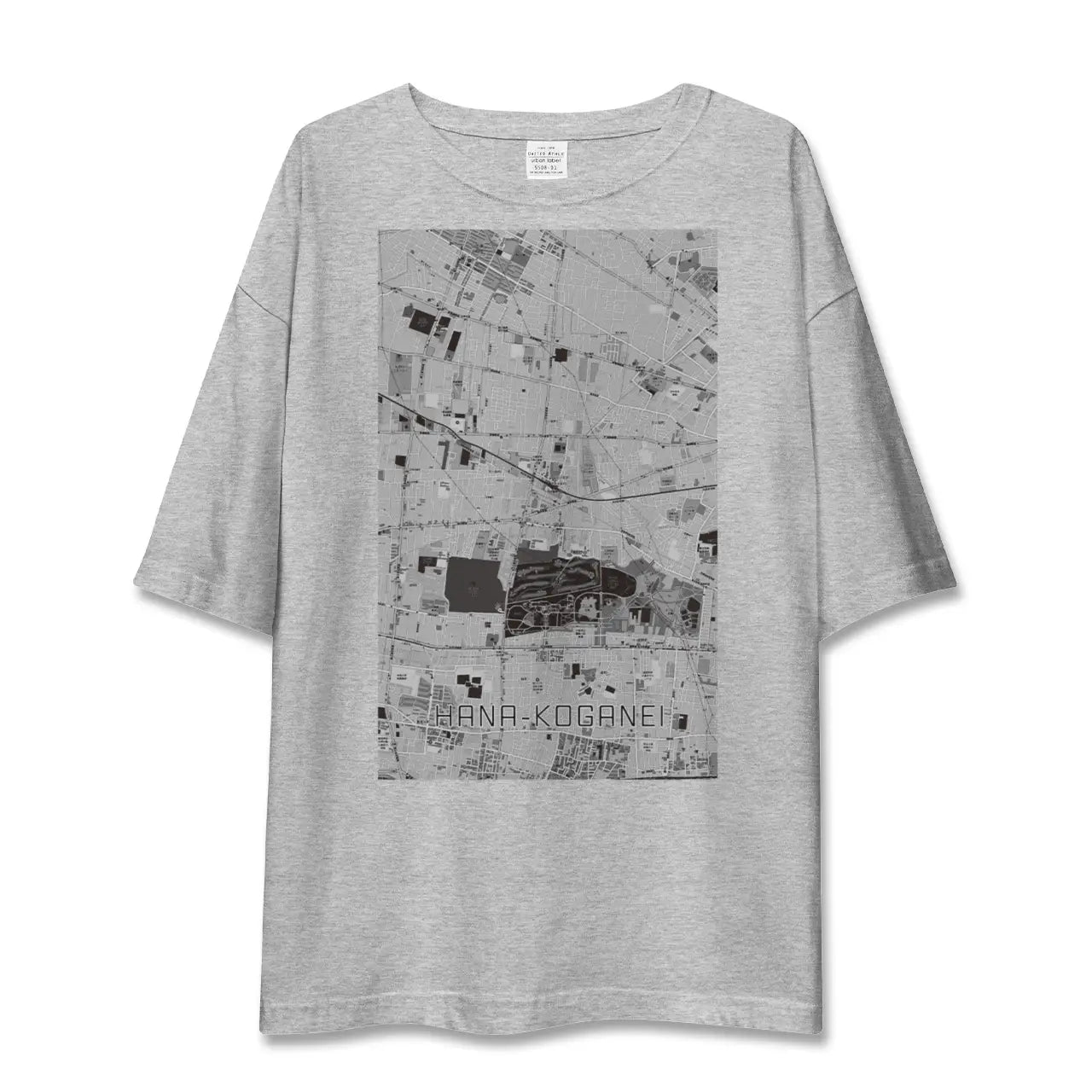 【花小金井(東京都)】地図柄ビッグシルエットTシャツ