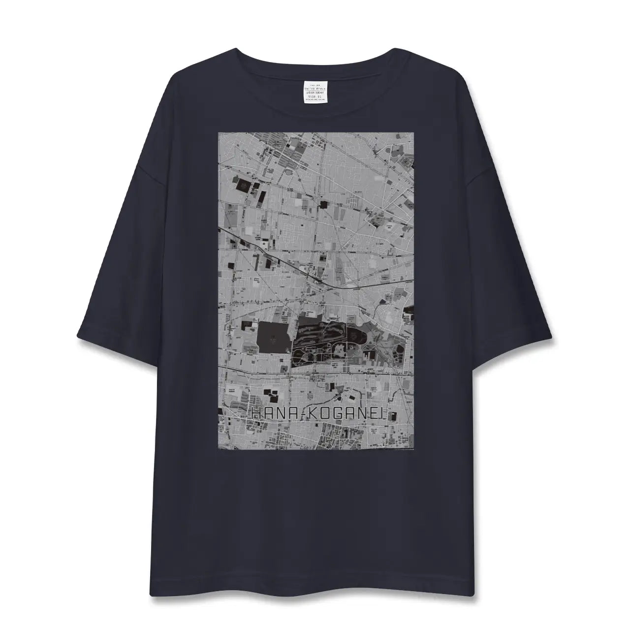 【花小金井(東京都)】地図柄ビッグシルエットTシャツ