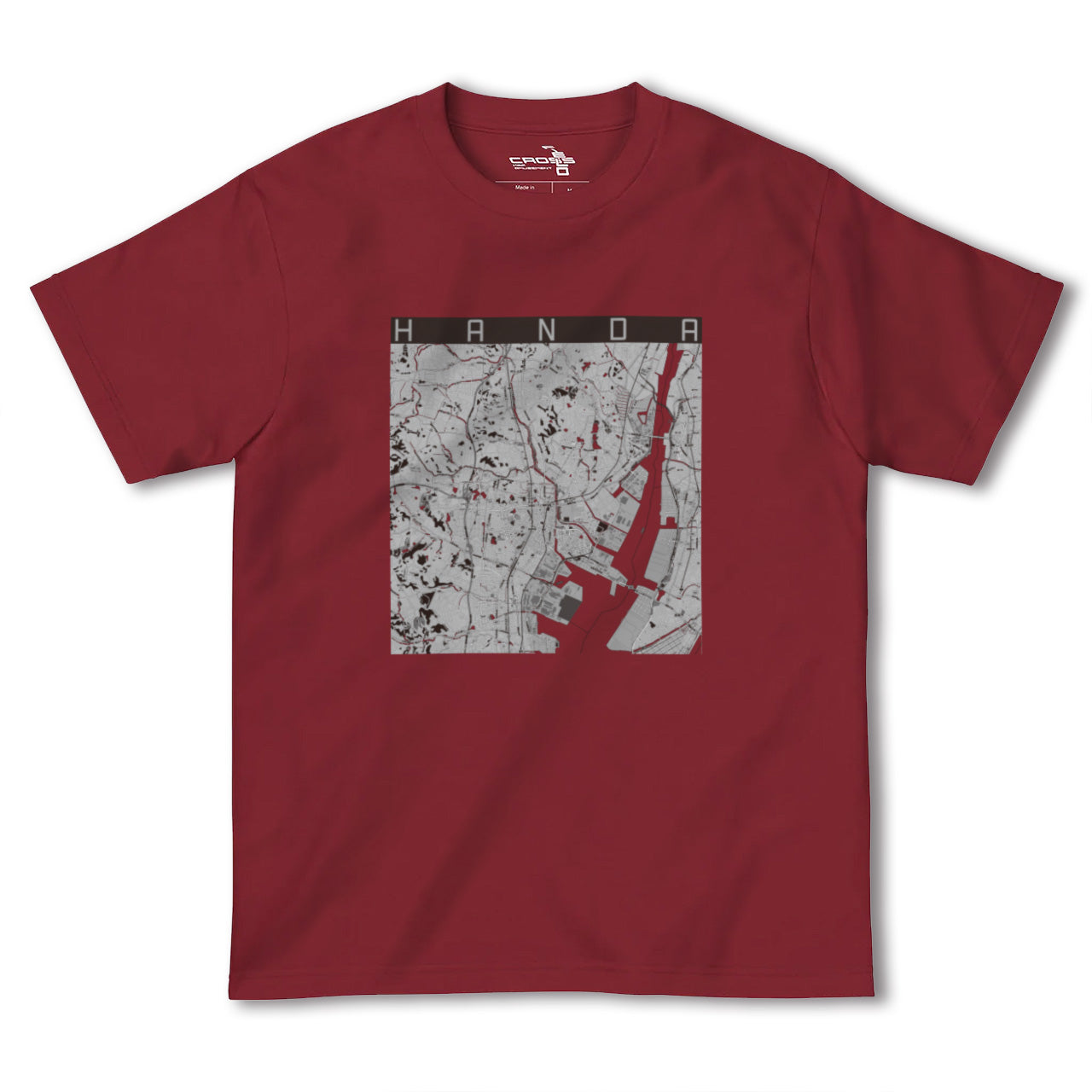 【半田(愛知県)】地図柄ヘビーウェイトTシャツ