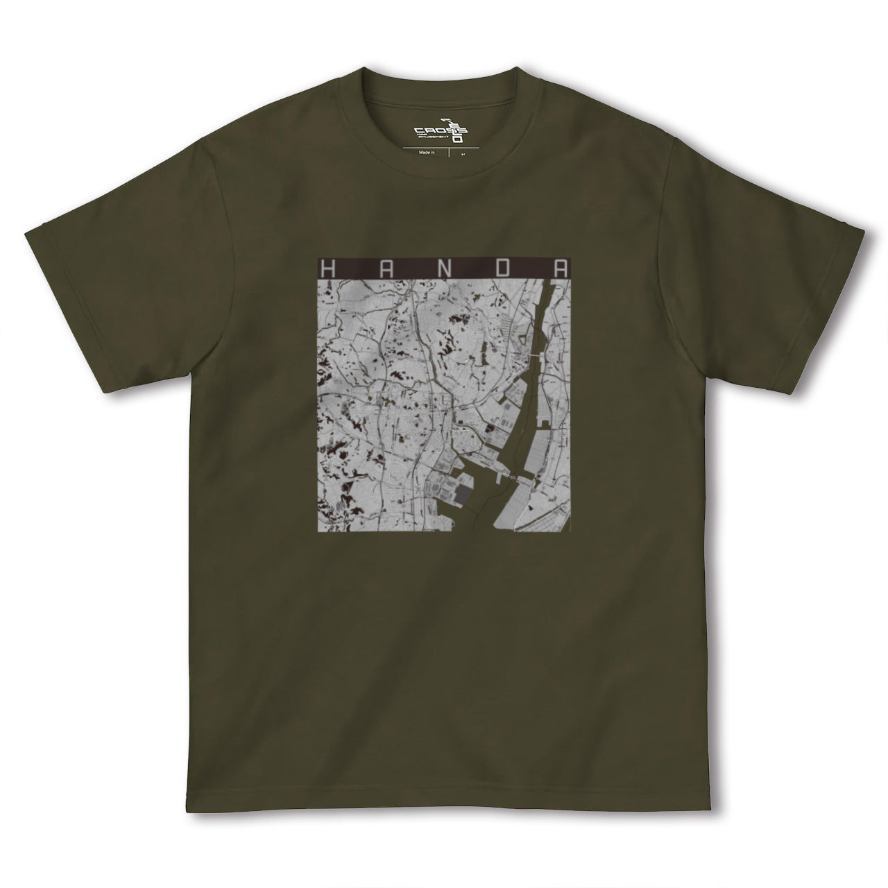 【半田(愛知県)】地図柄ヘビーウェイトTシャツ