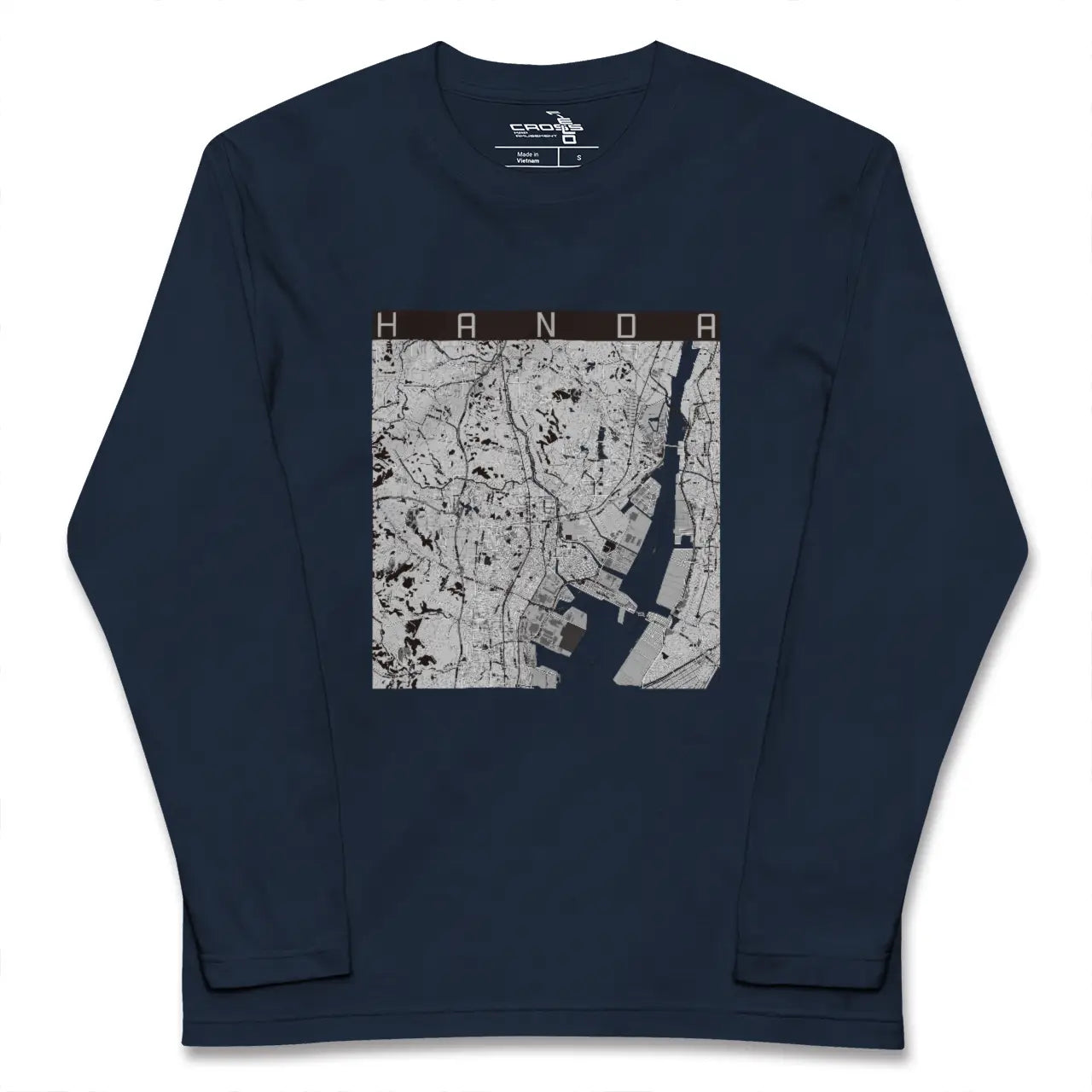 【半田(愛知県)】地図柄ロングスリーブTシャツ