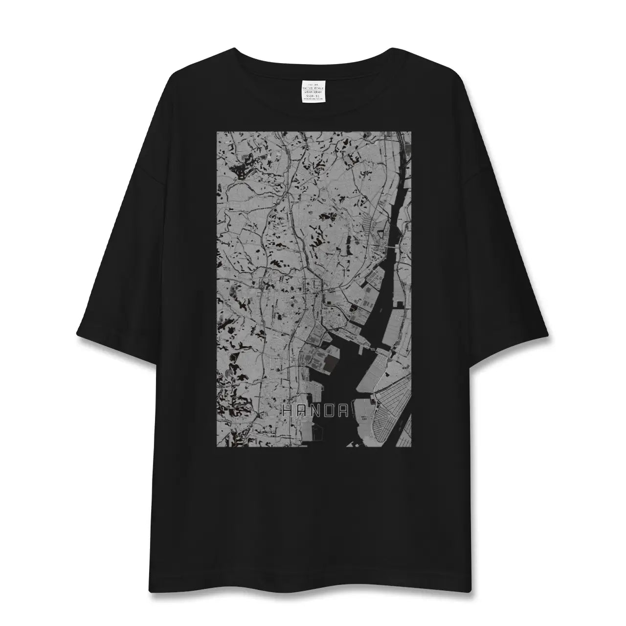 【半田(愛知県)】地図柄ビッグシルエットTシャツ