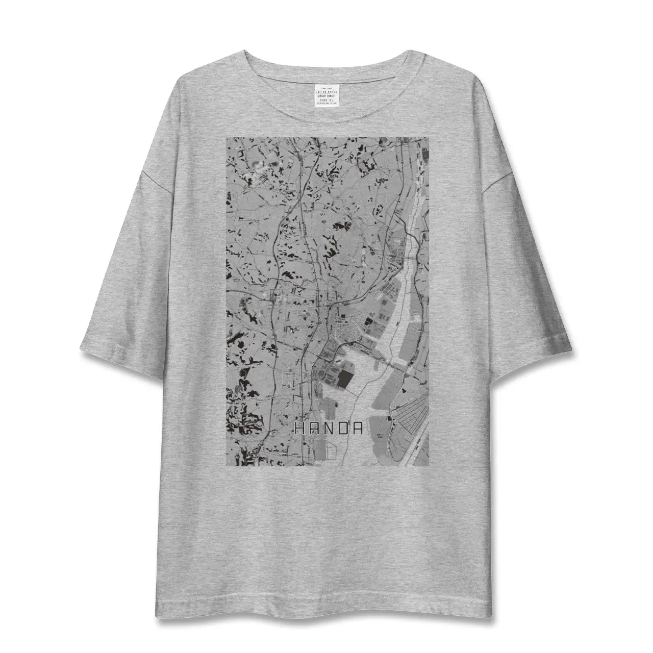 【半田(愛知県)】地図柄ビッグシルエットTシャツ
