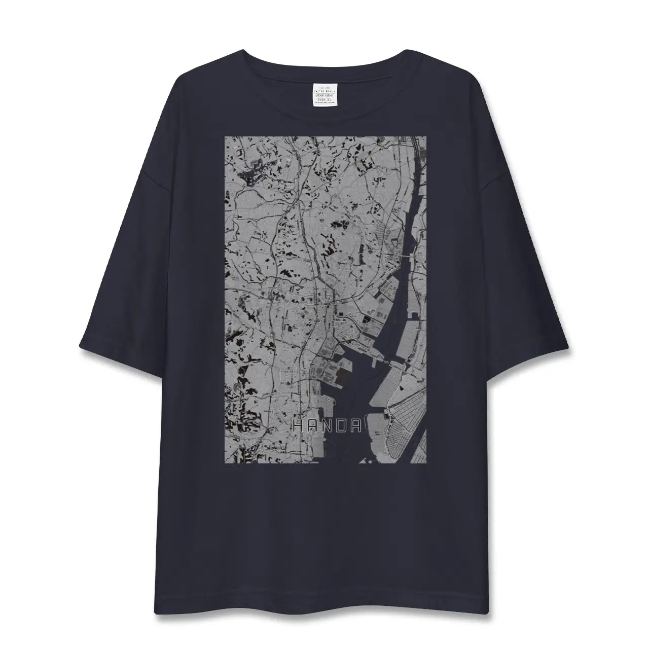 【半田(愛知県)】地図柄ビッグシルエットTシャツ