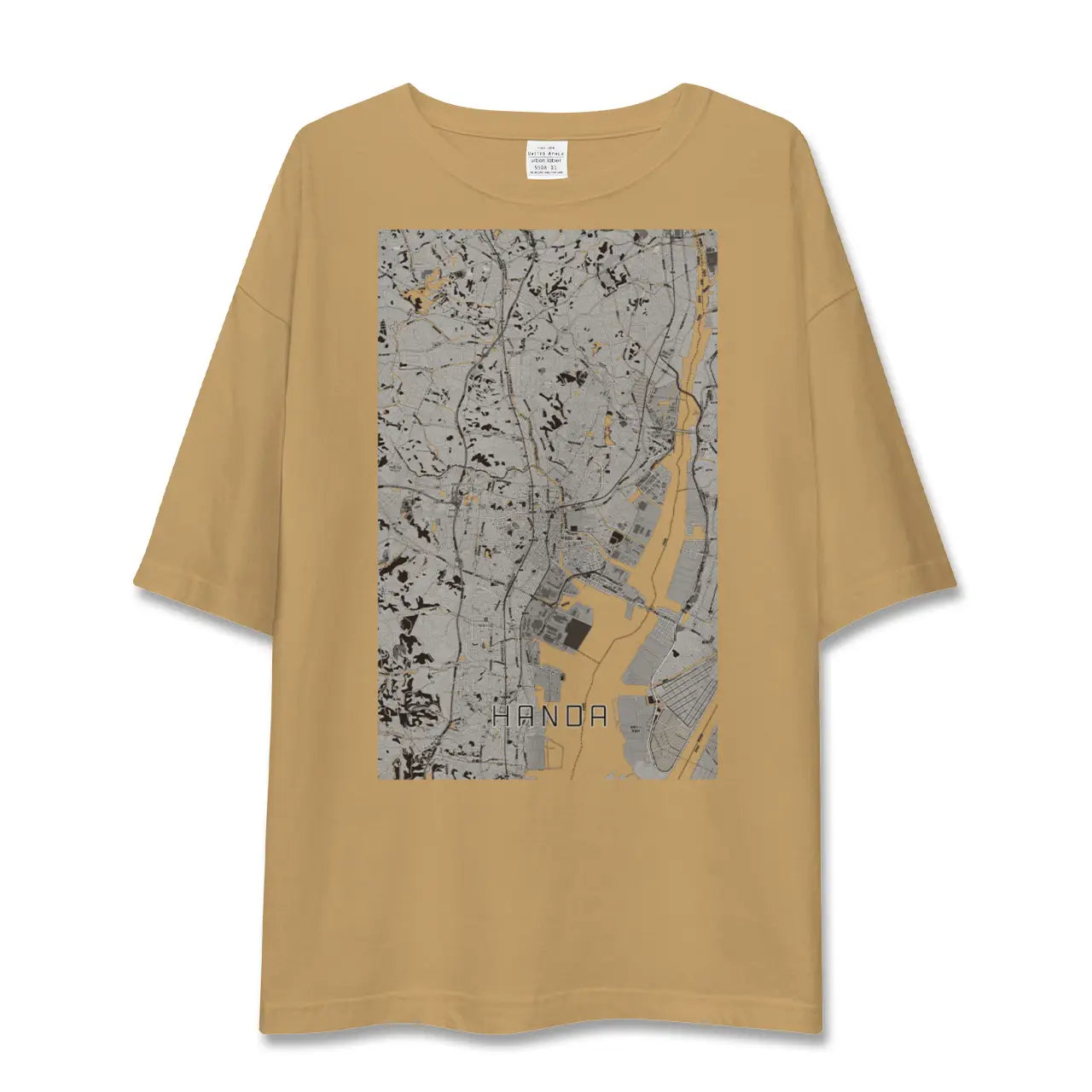 【半田(愛知県)】地図柄ビッグシルエットTシャツ