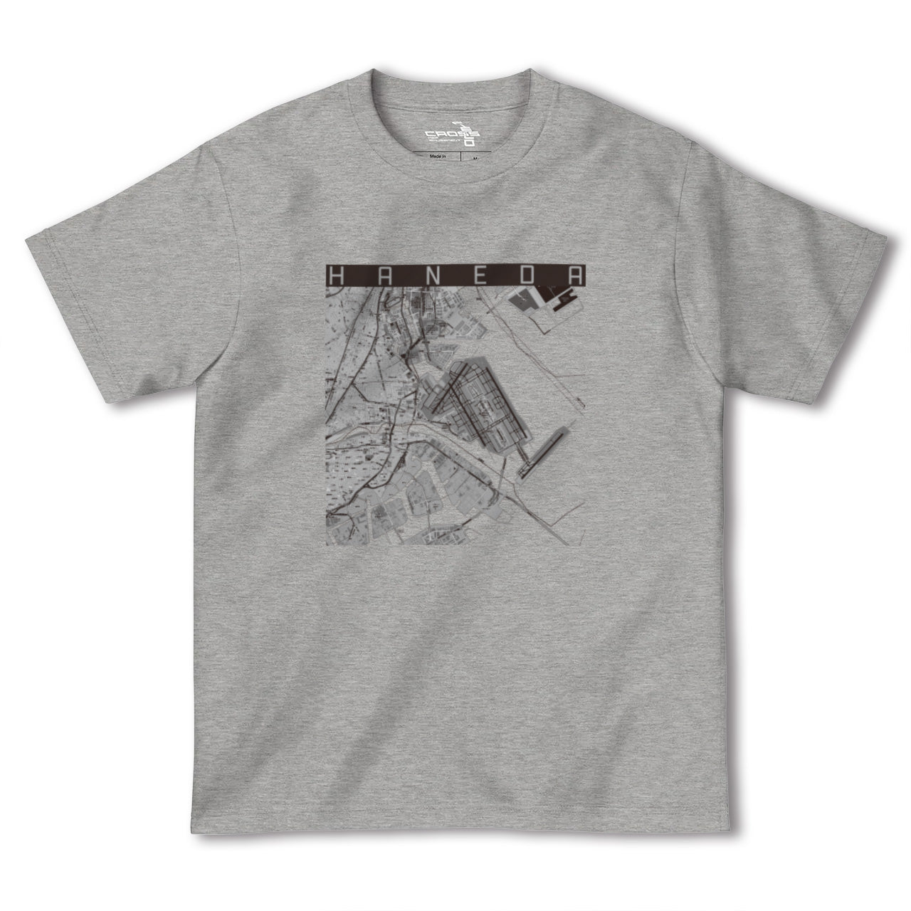 【羽田(東京都)】地図柄ヘビーウェイトTシャツ
