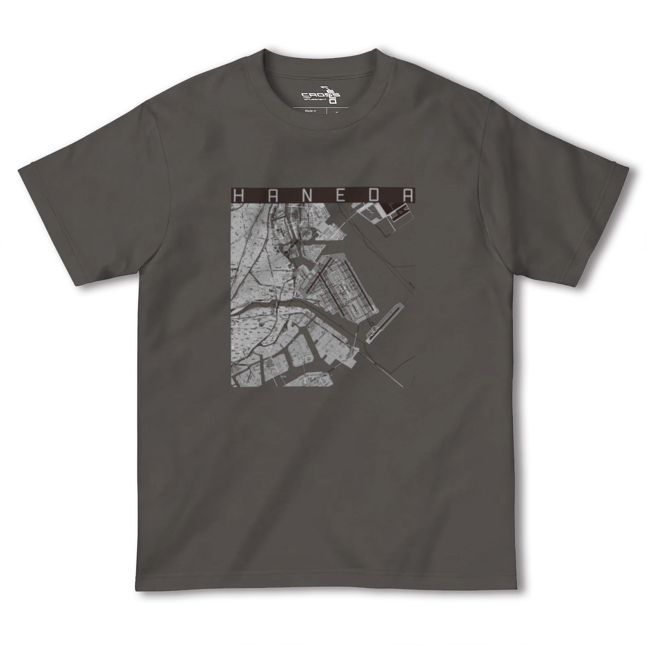 【羽田(東京都)】地図柄ヘビーウェイトTシャツ