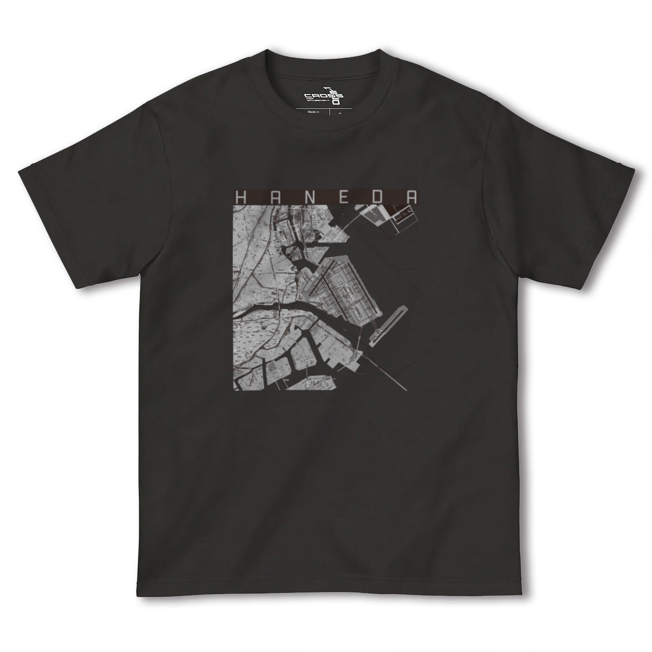 【羽田(東京都)】地図柄ヘビーウェイトTシャツ