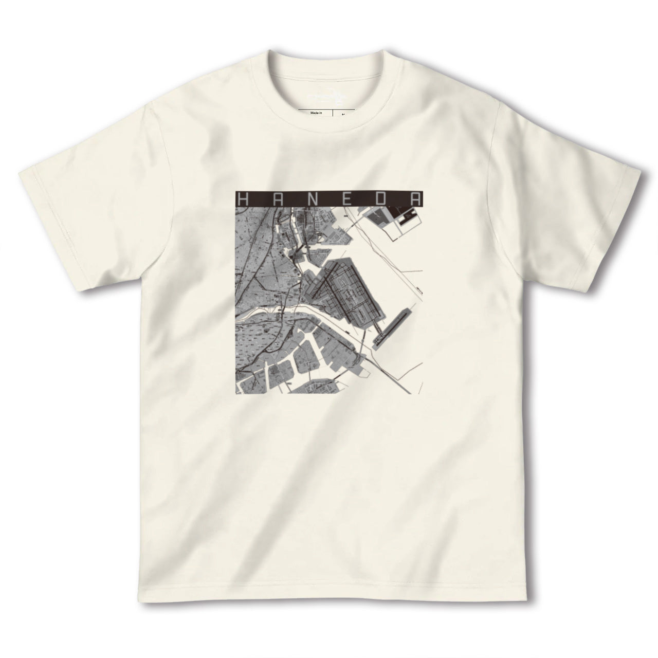 【羽田(東京都)】地図柄ヘビーウェイトTシャツ