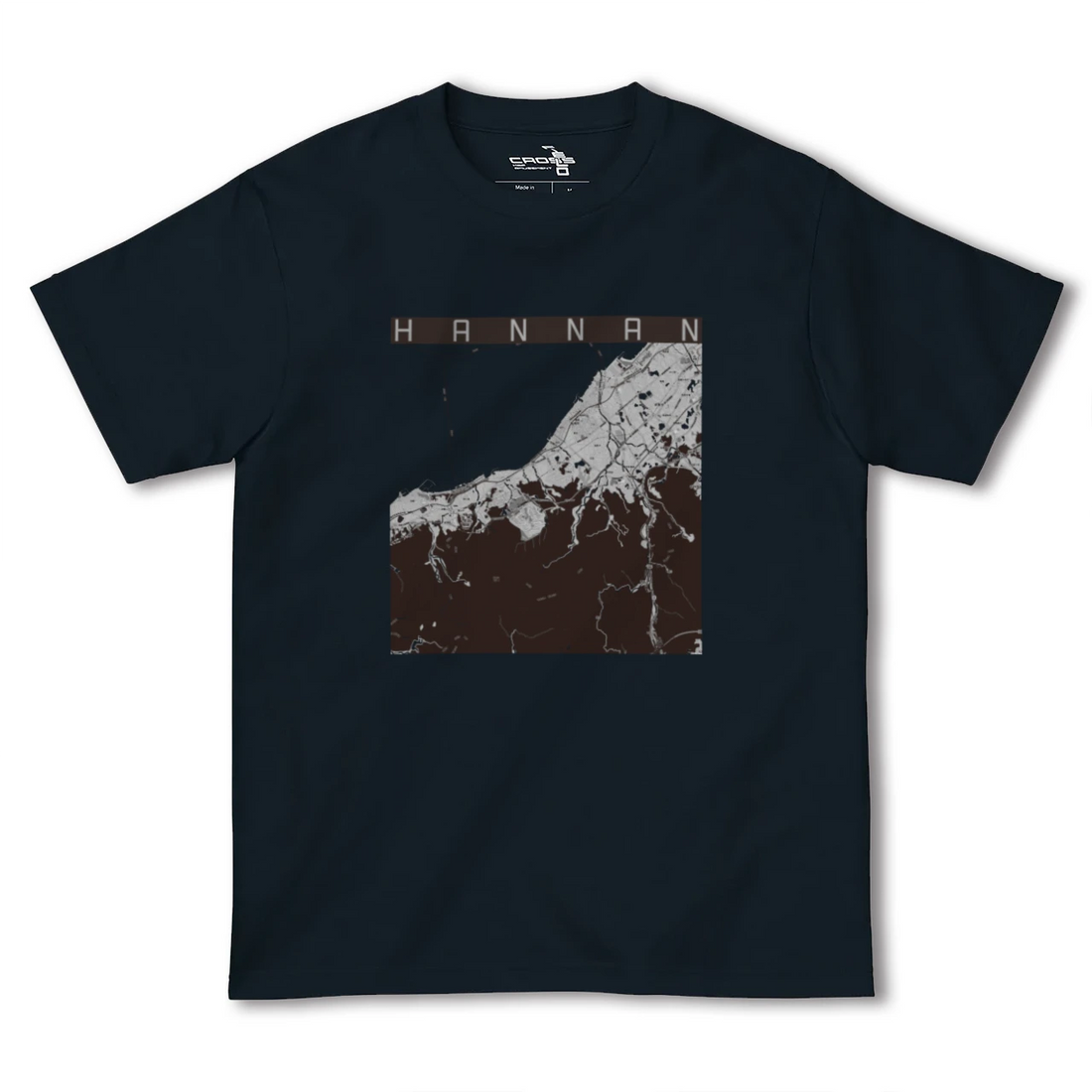 【阪南(大阪府)】地図柄ヘビーウェイトTシャツ