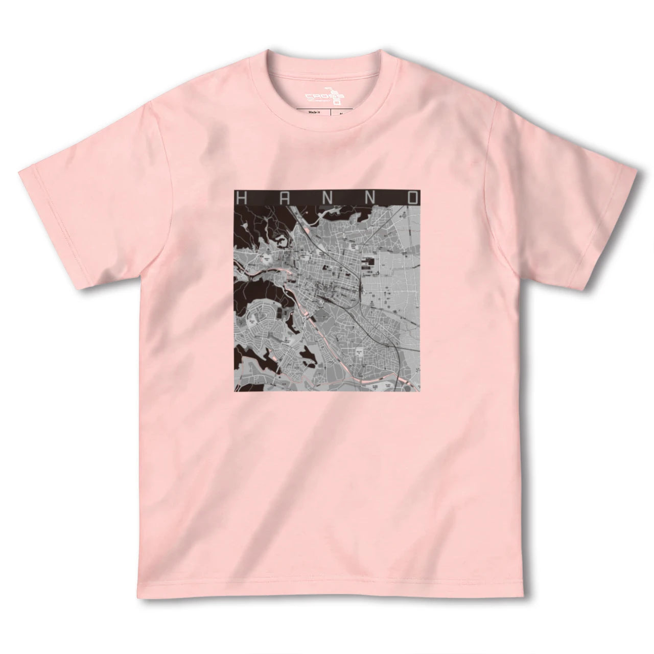 【飯能(埼玉県)】地図柄ヘビーウェイトTシャツ