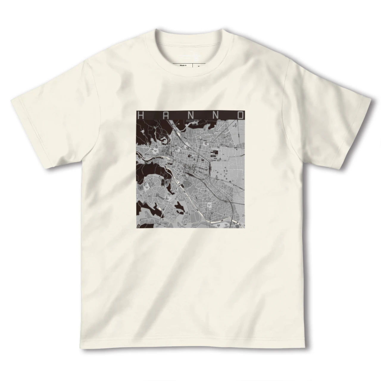 【飯能(埼玉県)】地図柄ヘビーウェイトTシャツ