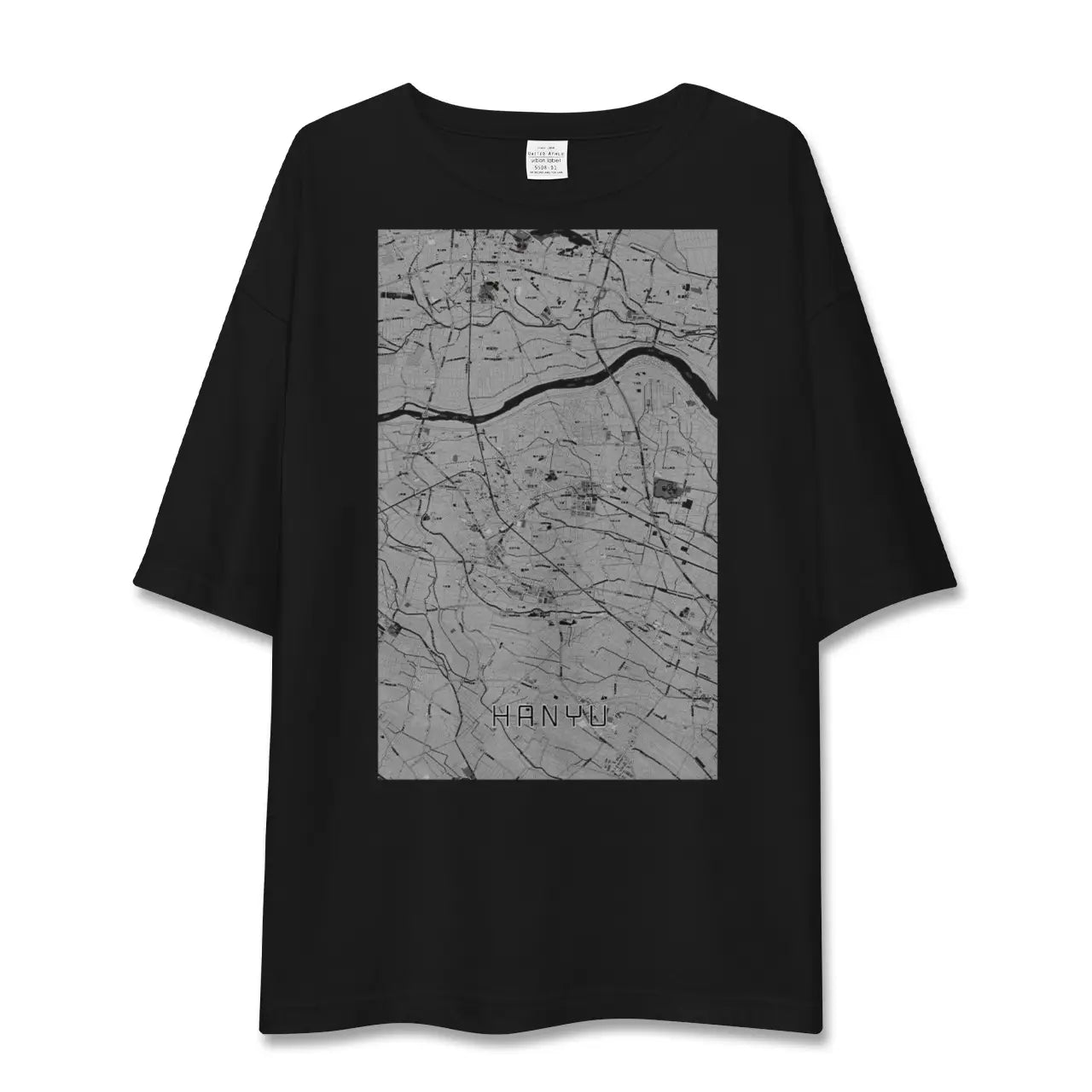 【羽生(埼玉県)】地図柄ビッグシルエットTシャツ