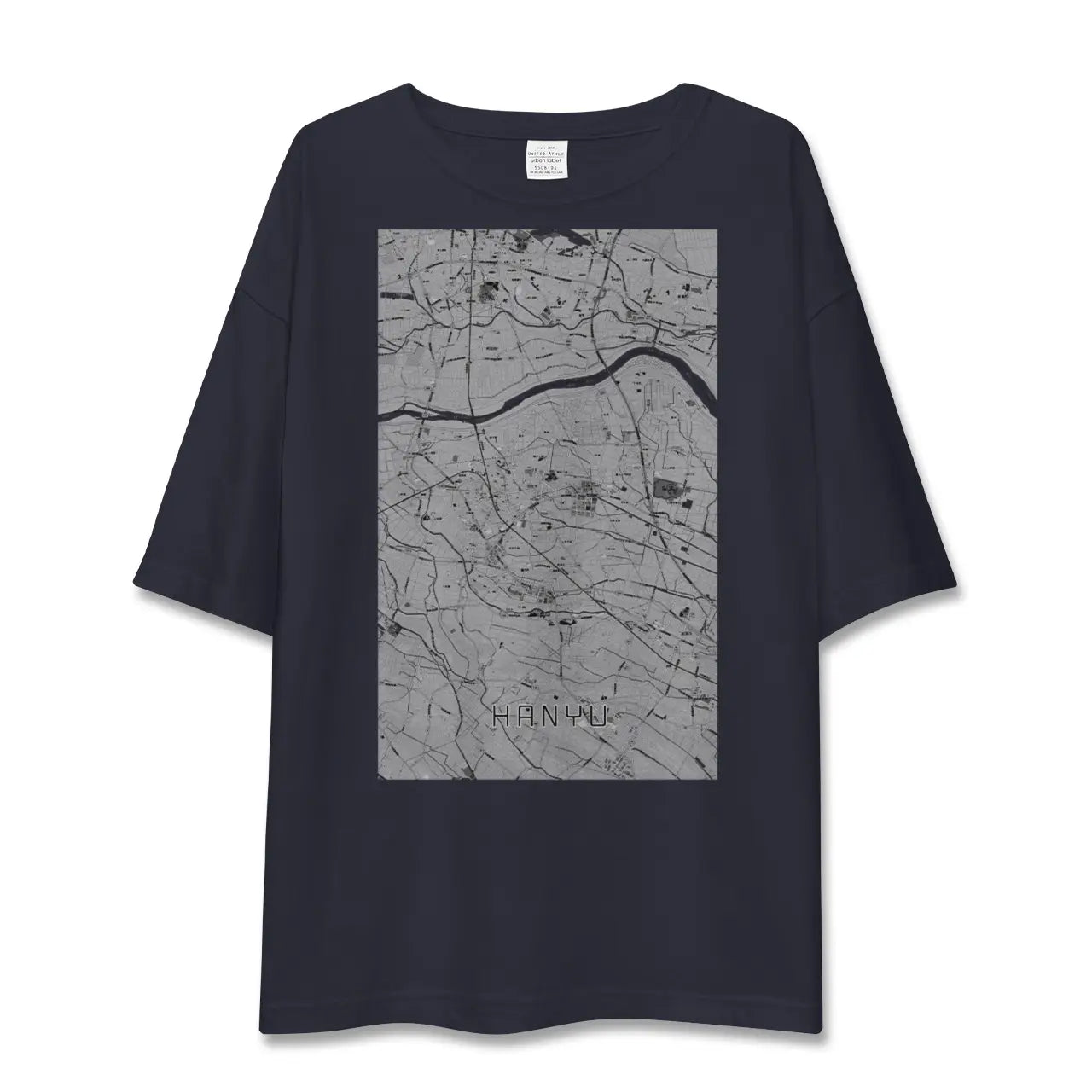 【羽生(埼玉県)】地図柄ビッグシルエットTシャツ