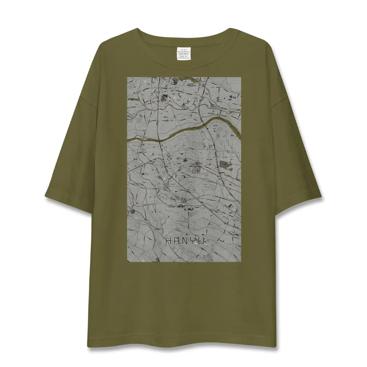 【羽生(埼玉県)】地図柄ビッグシルエットTシャツ