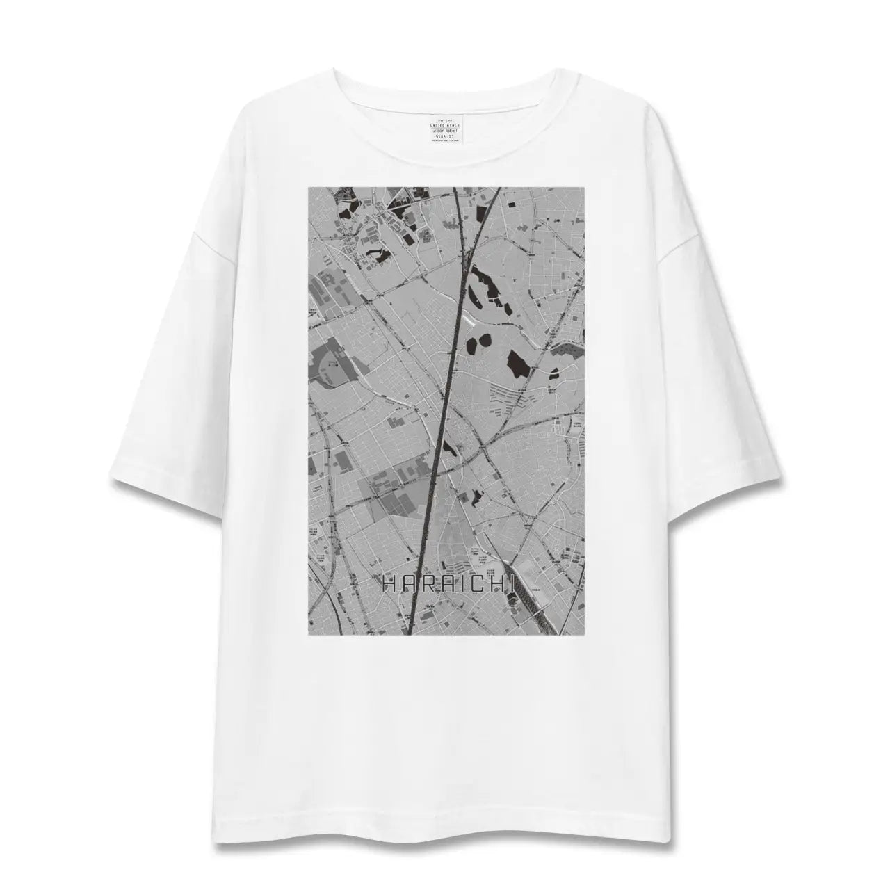 【原市(埼玉県)】地図柄ビッグシルエットTシャツ