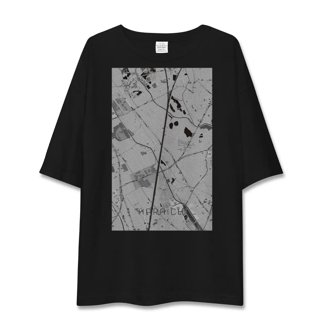 【原市(埼玉県)】地図柄ビッグシルエットTシャツ