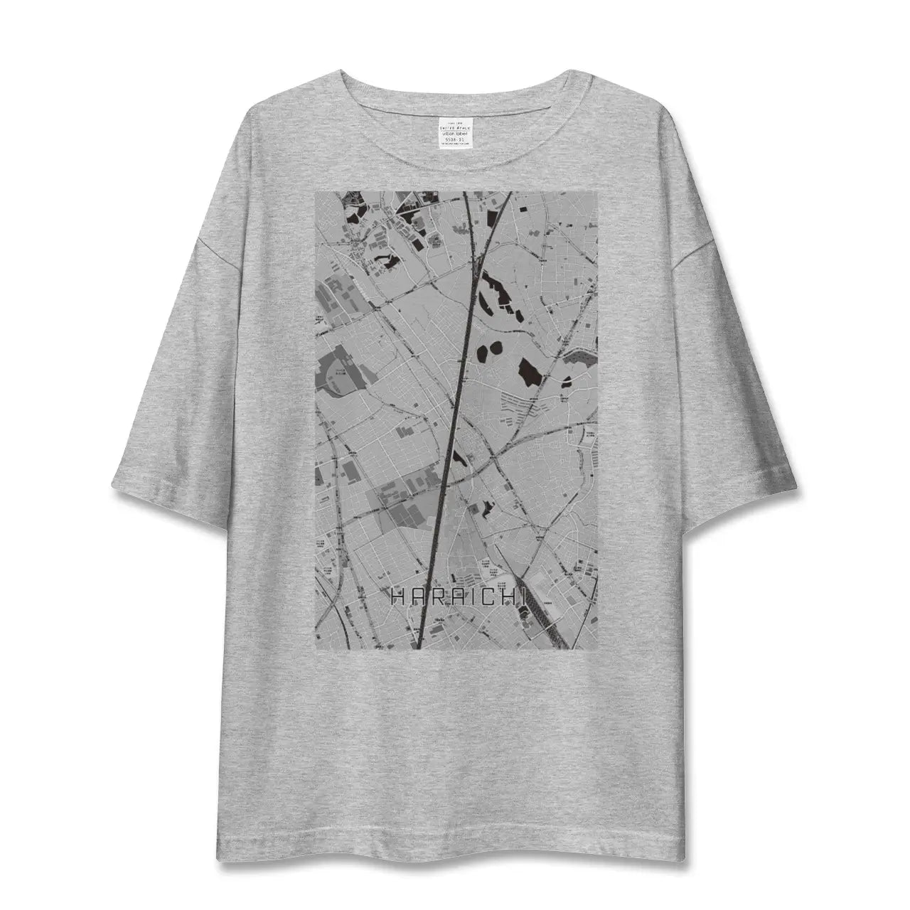 【原市(埼玉県)】地図柄ビッグシルエットTシャツ