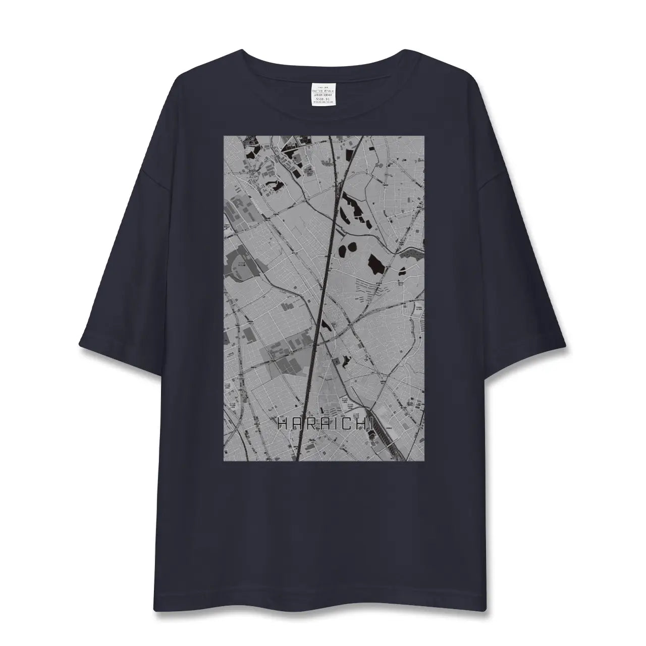 【原市(埼玉県)】地図柄ビッグシルエットTシャツ