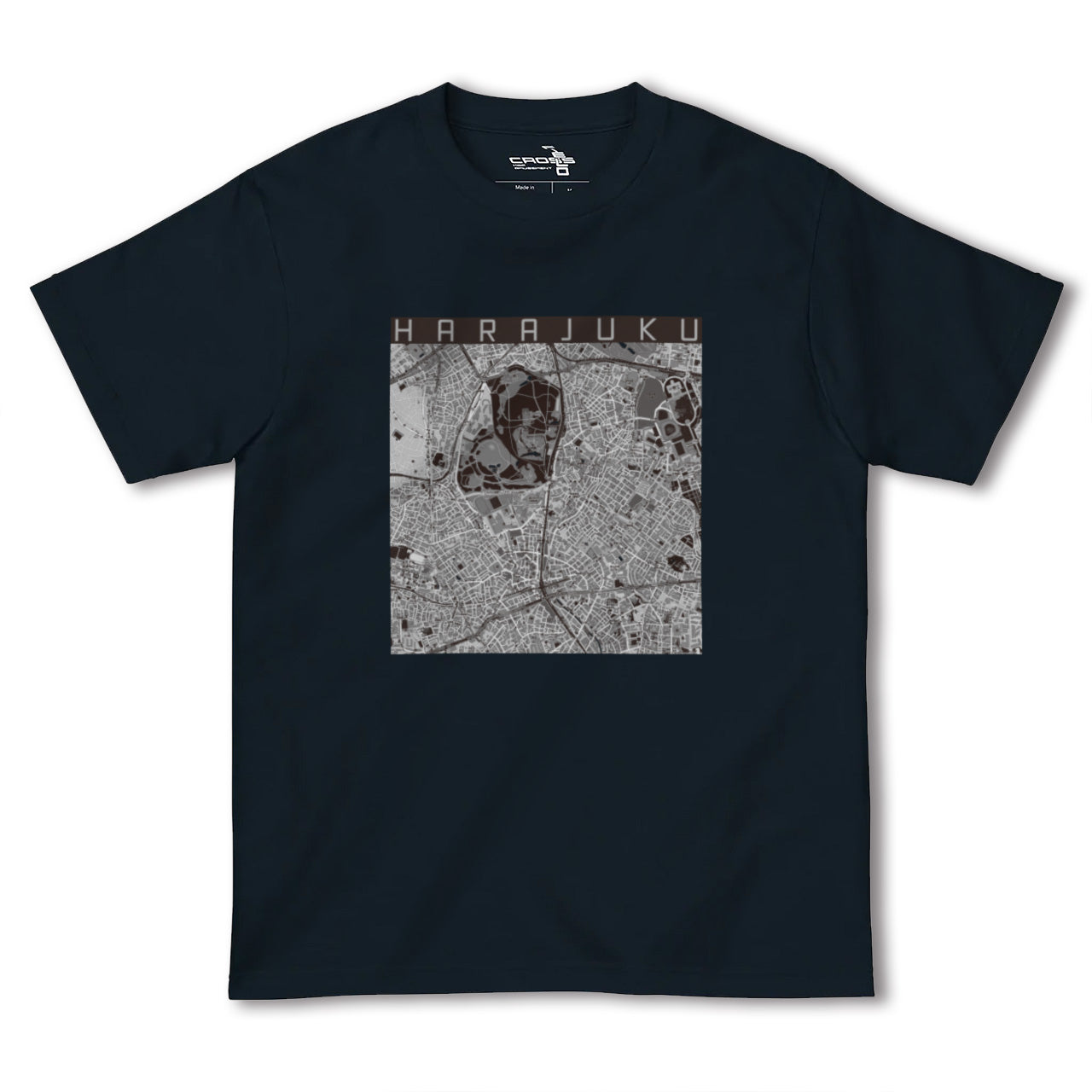 【原宿(東京都)】地図柄ヘビーウェイトTシャツ