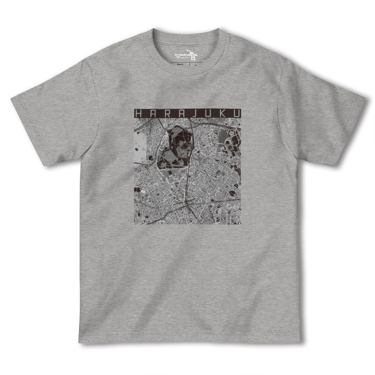 【原宿(東京都)】地図柄ヘビーウェイトTシャツ