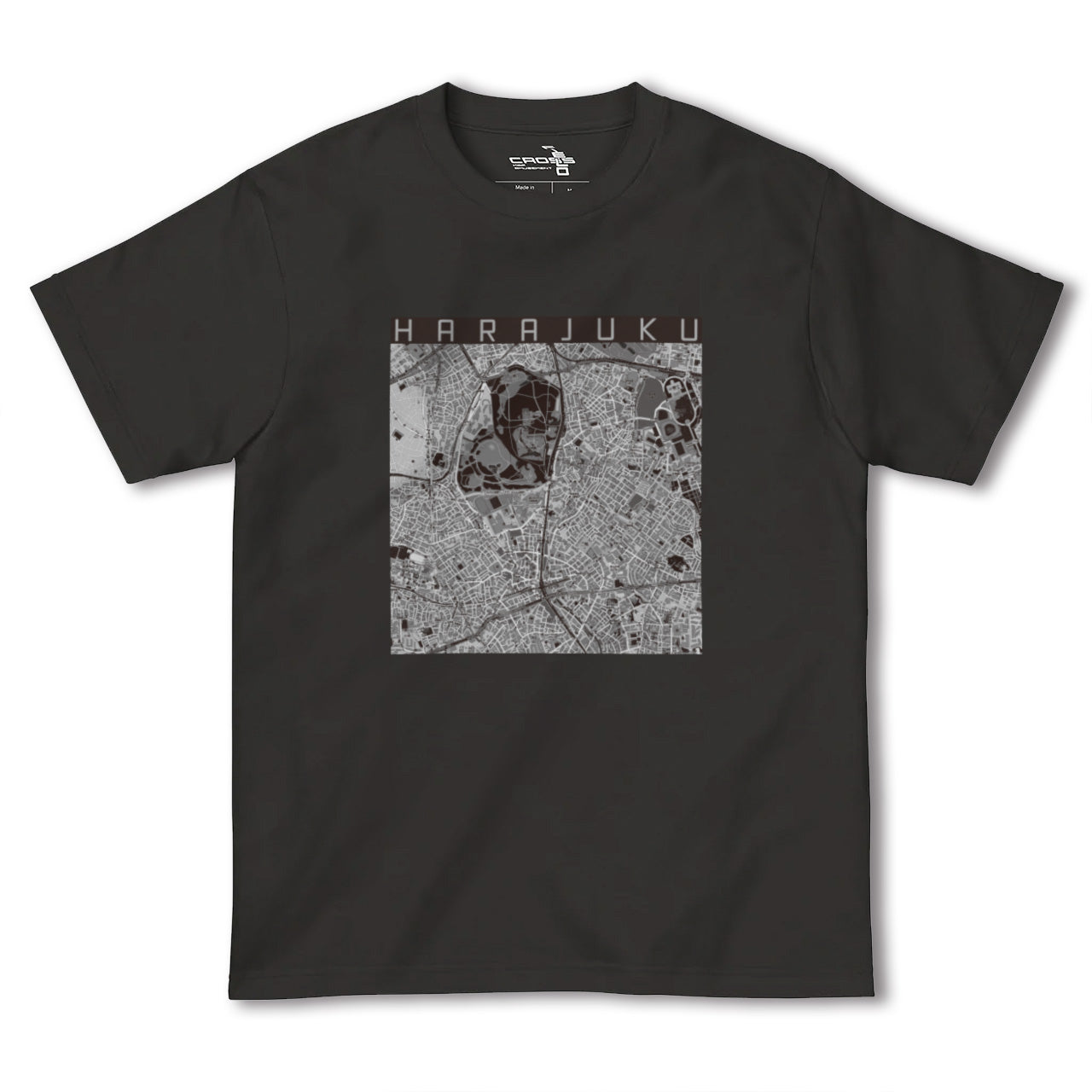 【原宿(東京都)】地図柄ヘビーウェイトTシャツ