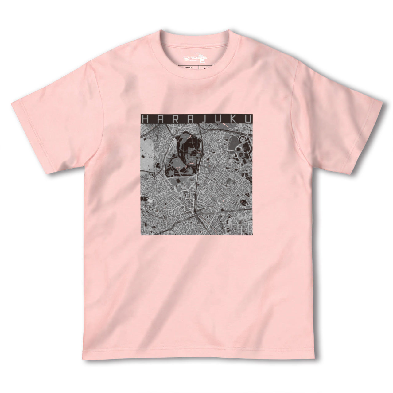 【原宿(東京都)】地図柄ヘビーウェイトTシャツ