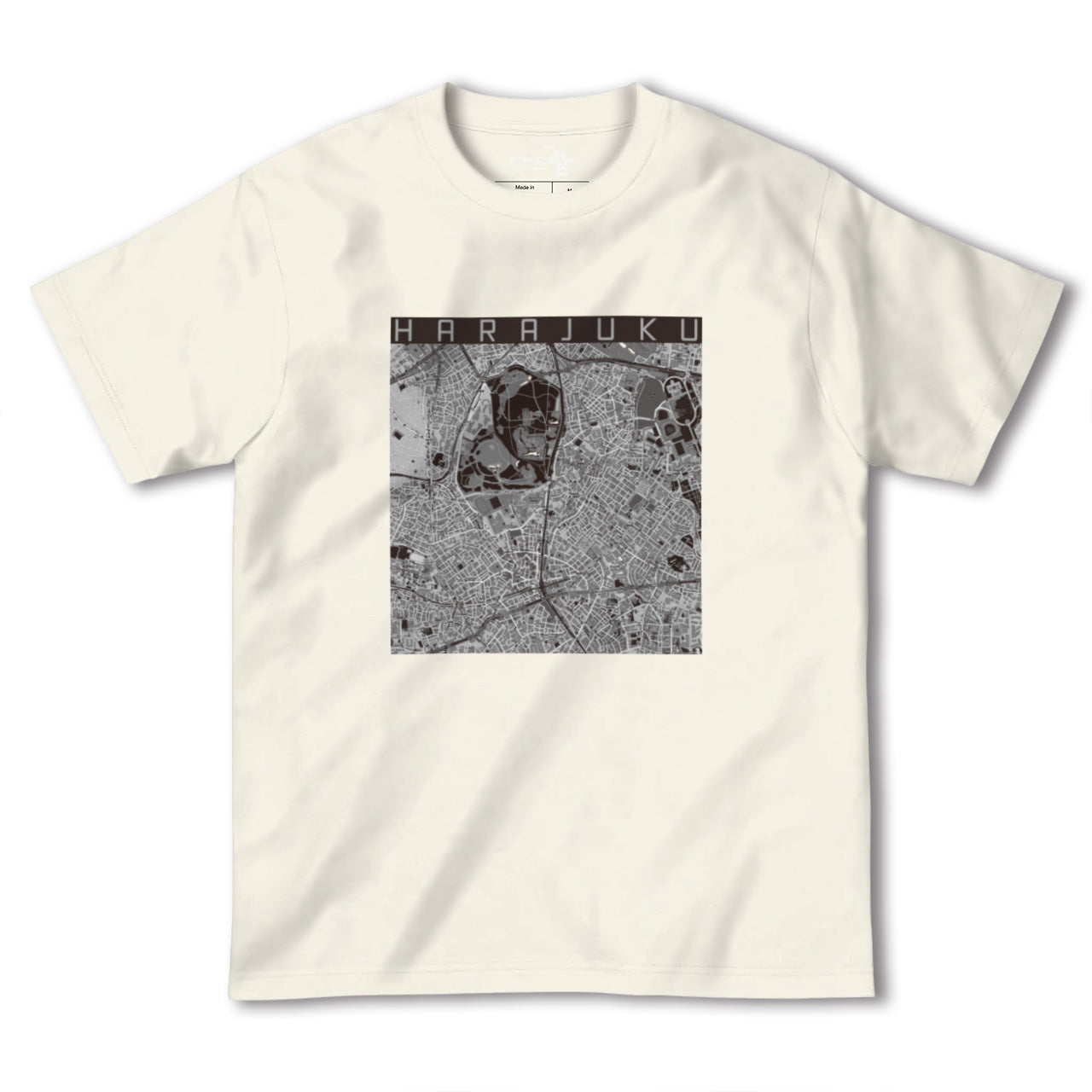 【原宿(東京都)】地図柄ヘビーウェイトTシャツ