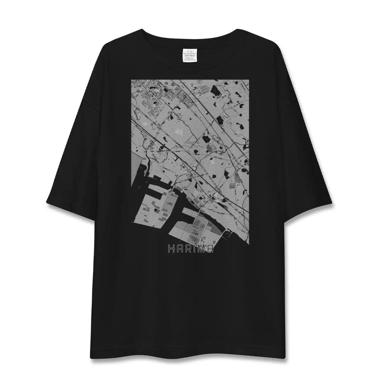 【播磨(兵庫県)】地図柄ビッグシルエットTシャツ