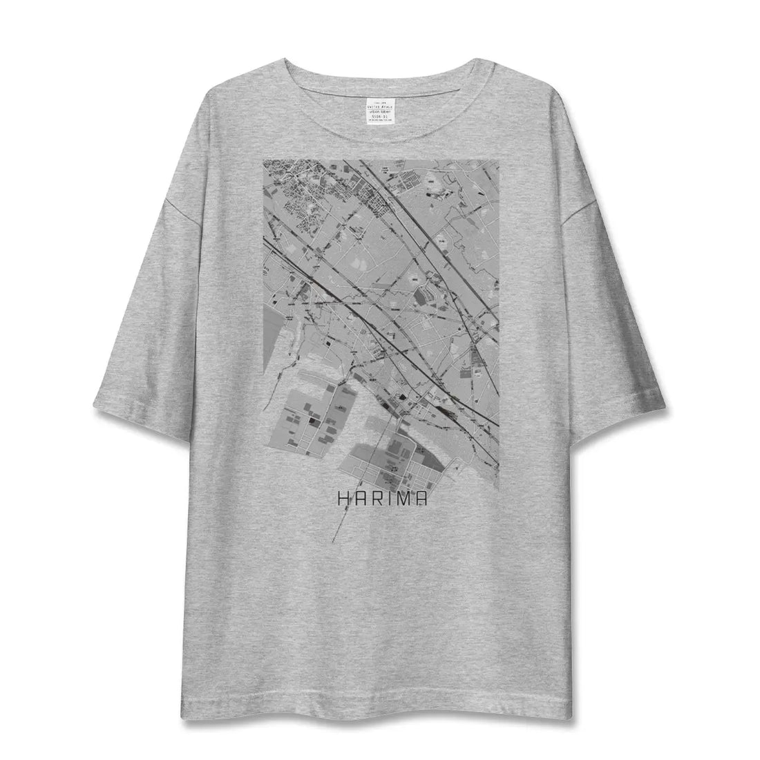 【播磨(兵庫県)】地図柄ビッグシルエットTシャツ