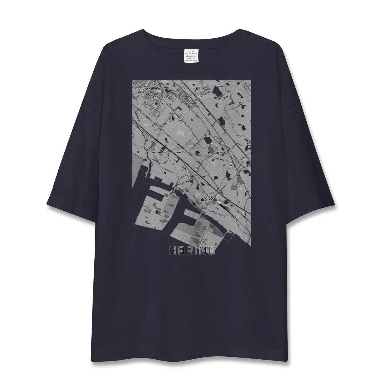 【播磨(兵庫県)】地図柄ビッグシルエットTシャツ