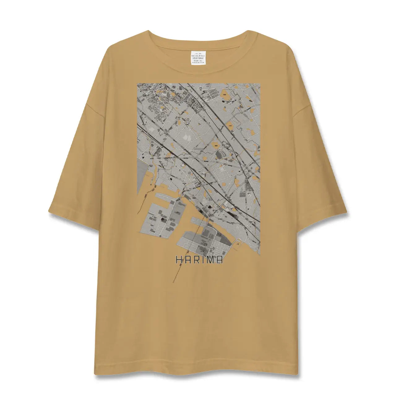 【播磨(兵庫県)】地図柄ビッグシルエットTシャツ