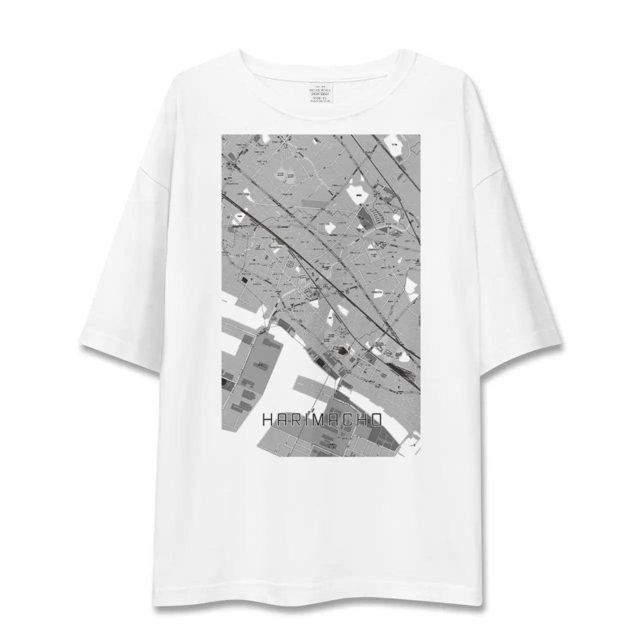 【播磨町(兵庫県)】地図柄ビッグシルエットTシャツ