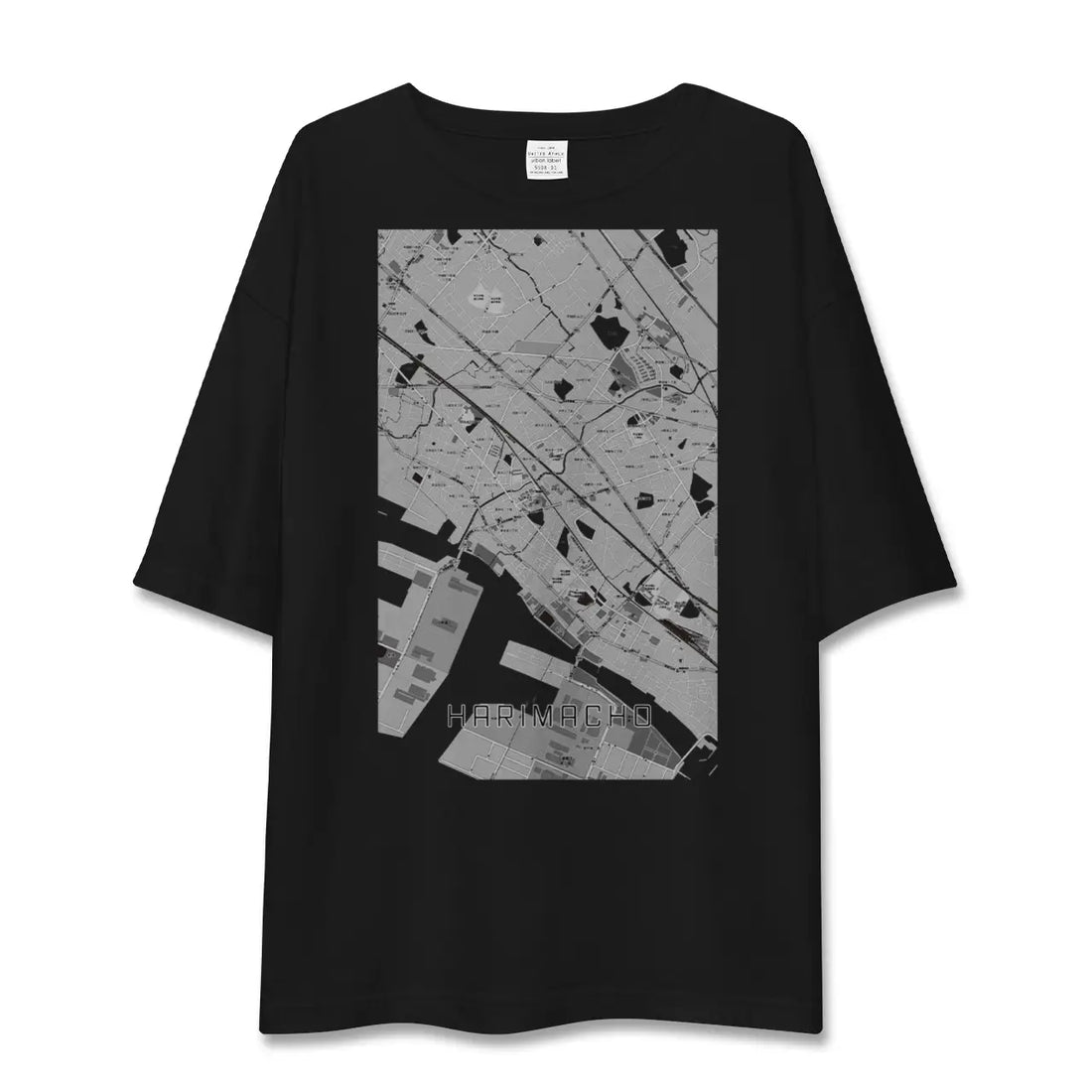 【播磨町(兵庫県)】地図柄ビッグシルエットTシャツ