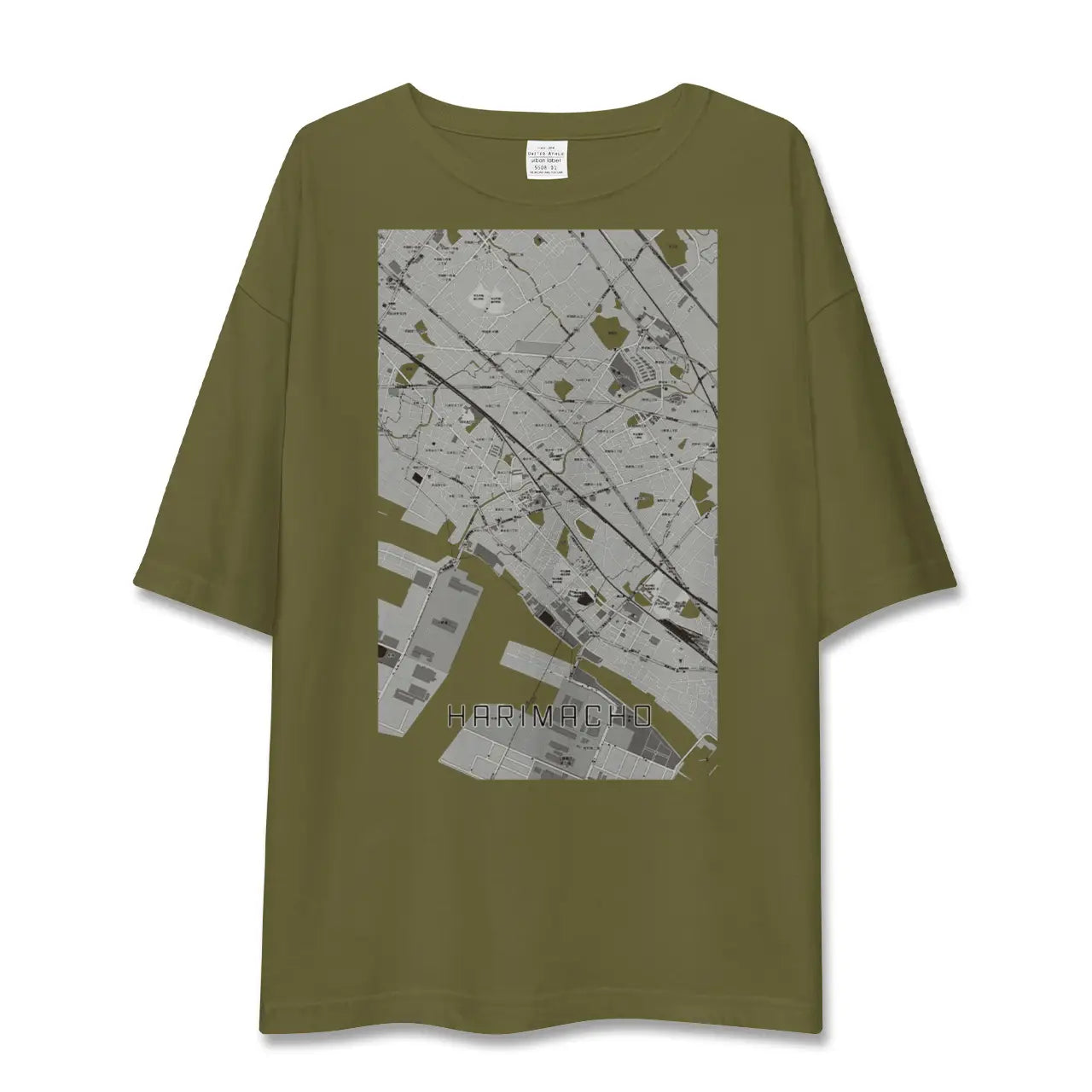 【播磨町(兵庫県)】地図柄ビッグシルエットTシャツ
