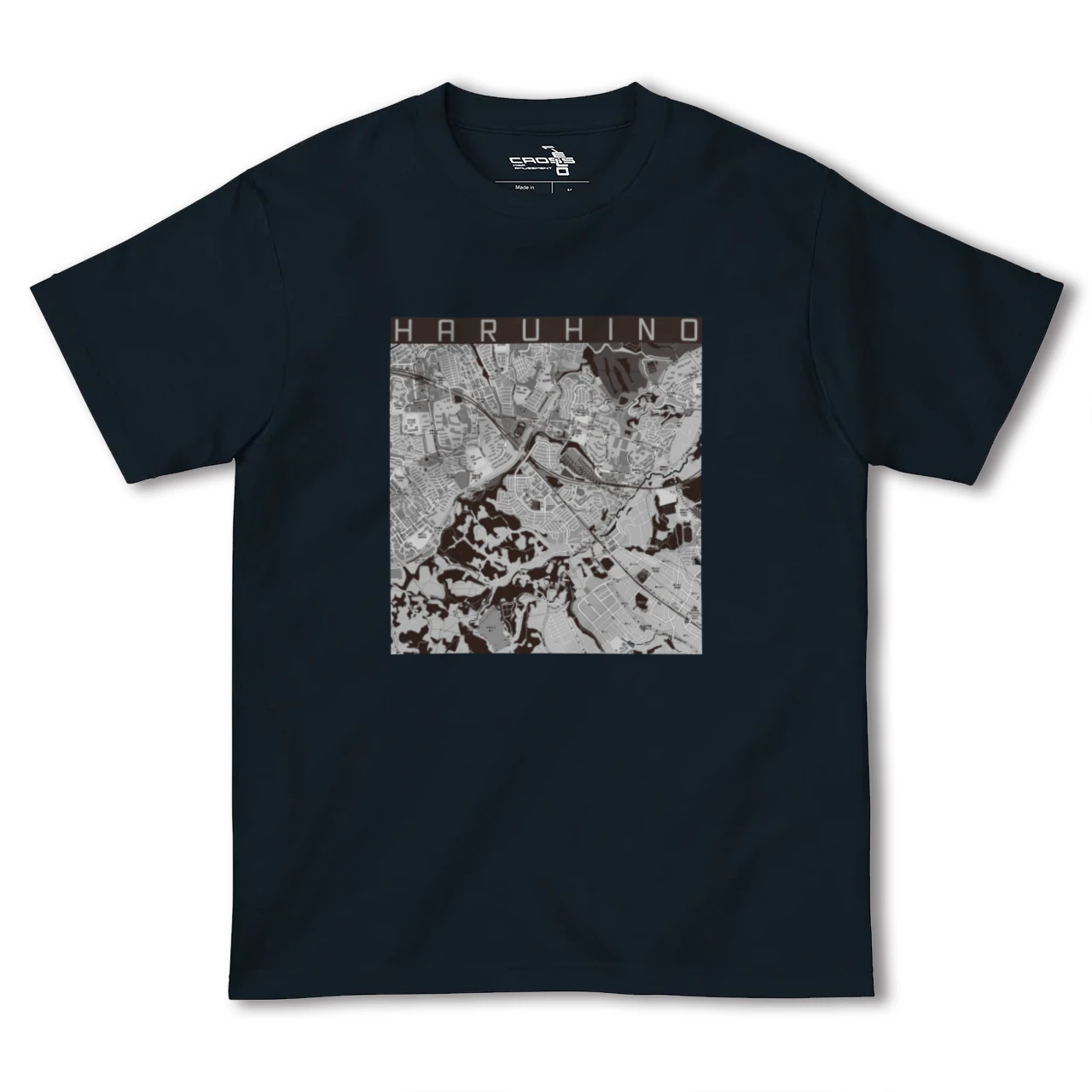 【はるひ野(神奈川県)】地図柄ヘビーウェイトTシャツ