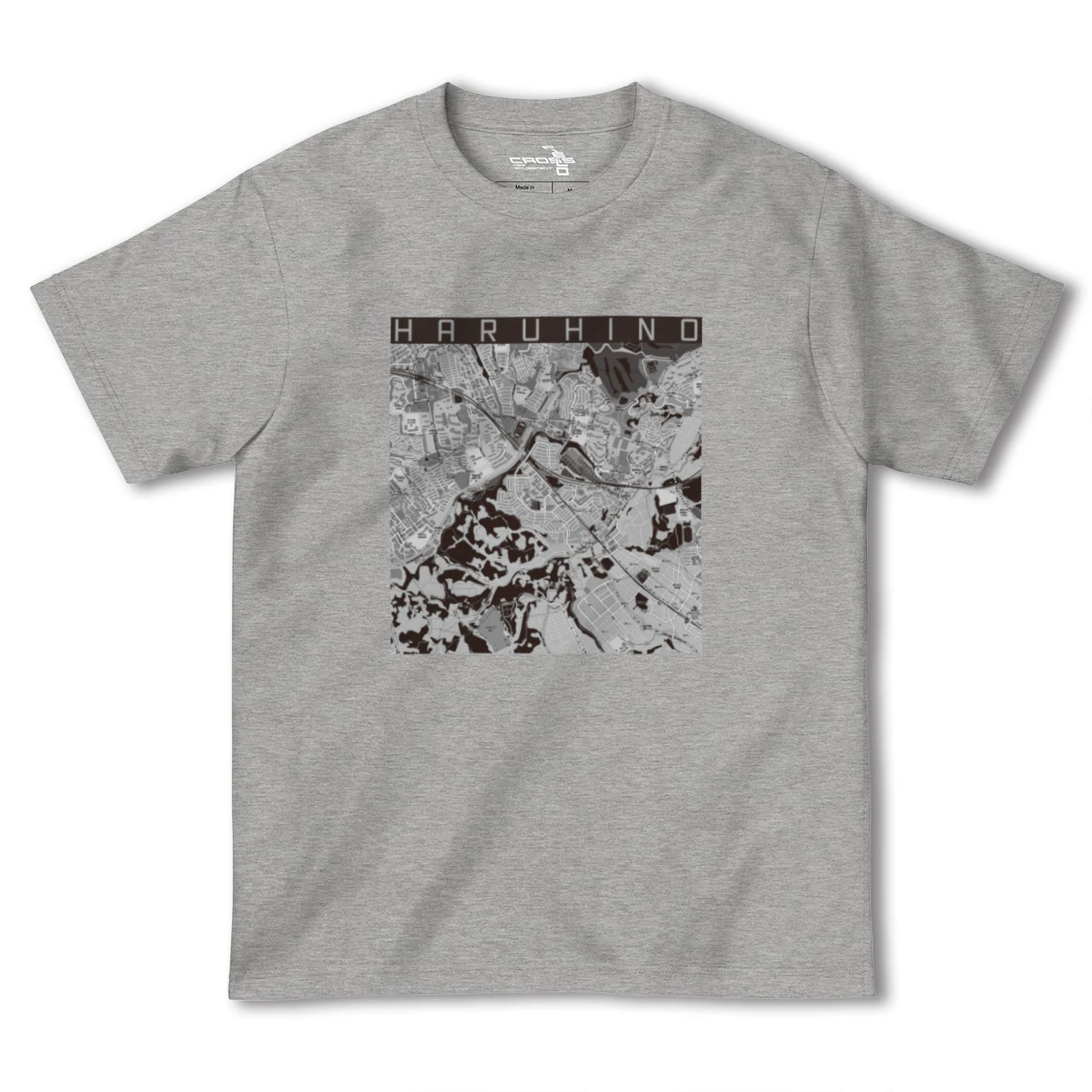 【はるひ野(神奈川県)】地図柄ヘビーウェイトTシャツ