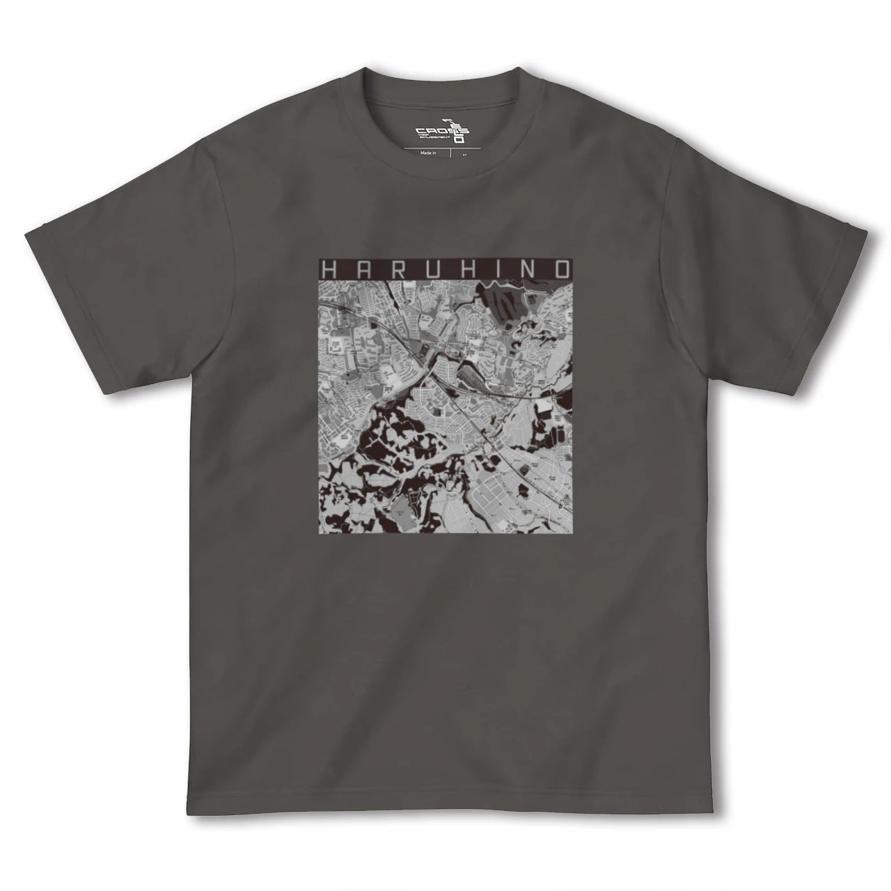 【はるひ野(神奈川県)】地図柄ヘビーウェイトTシャツ