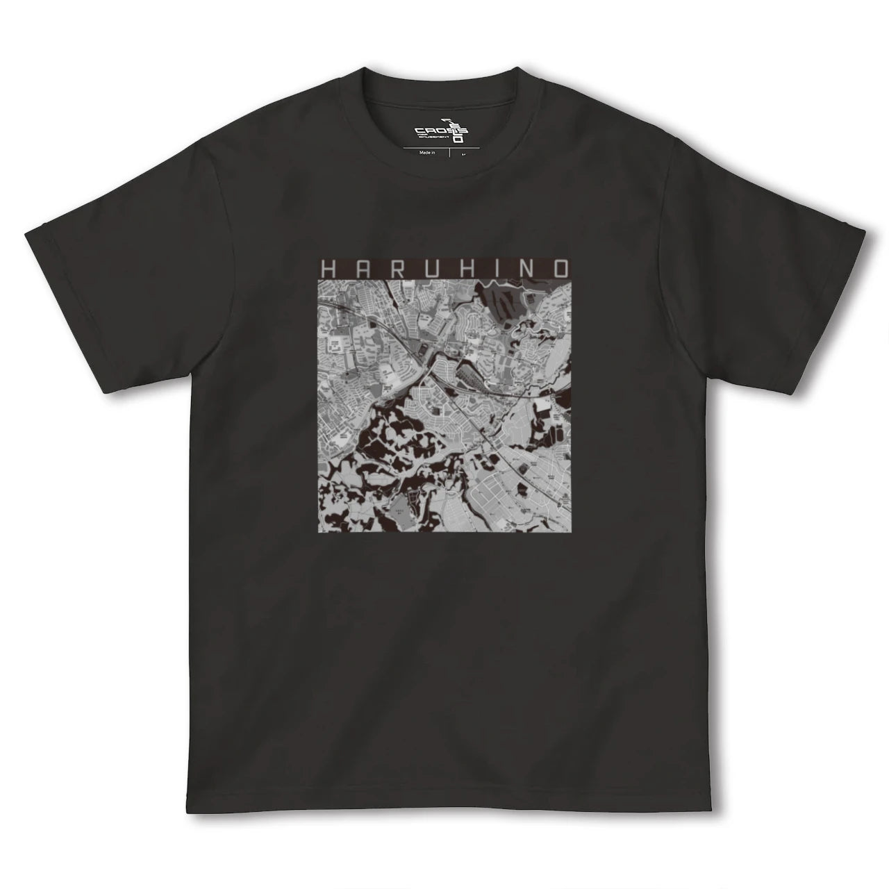 【はるひ野(神奈川県)】地図柄ヘビーウェイトTシャツ