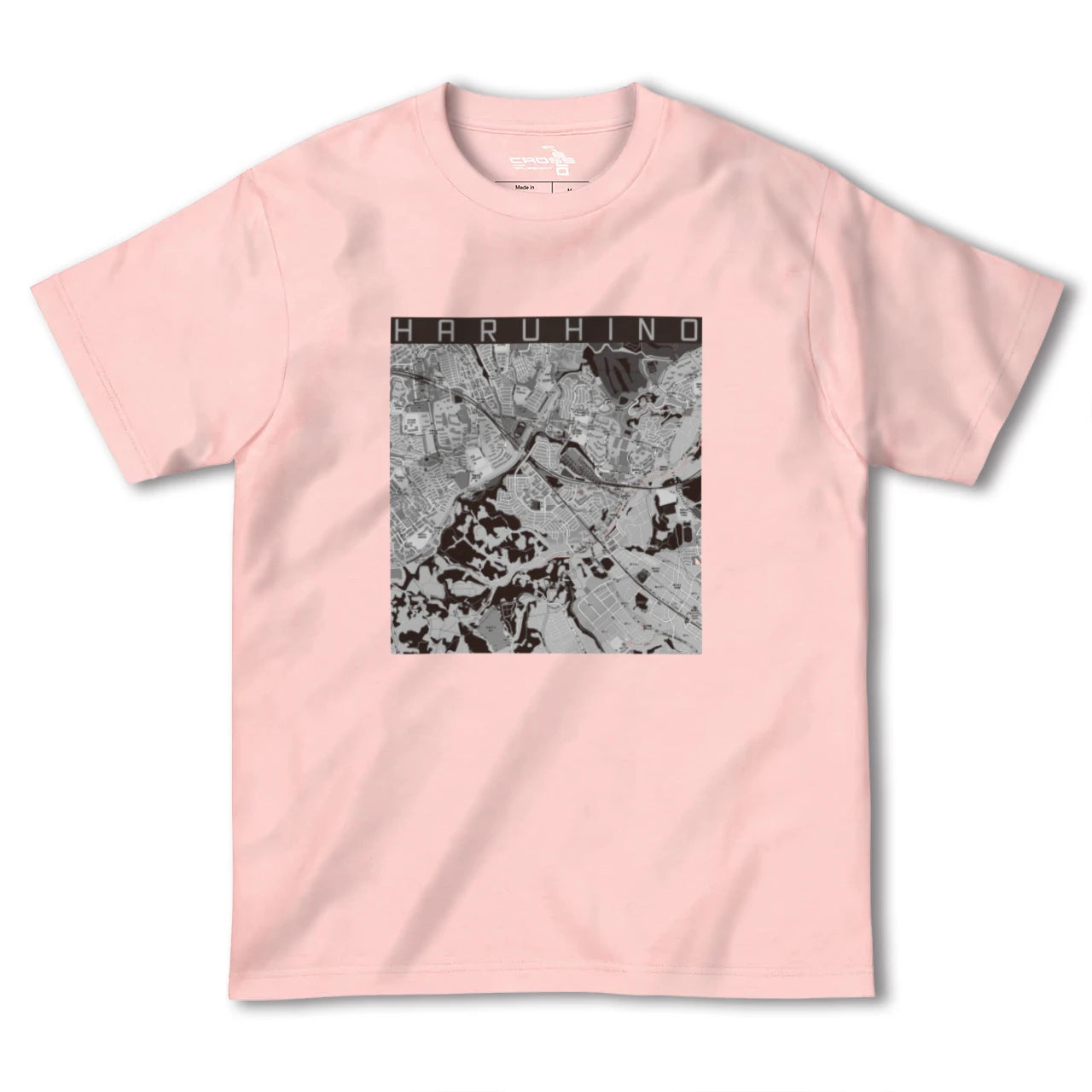 【はるひ野(神奈川県)】地図柄ヘビーウェイトTシャツ