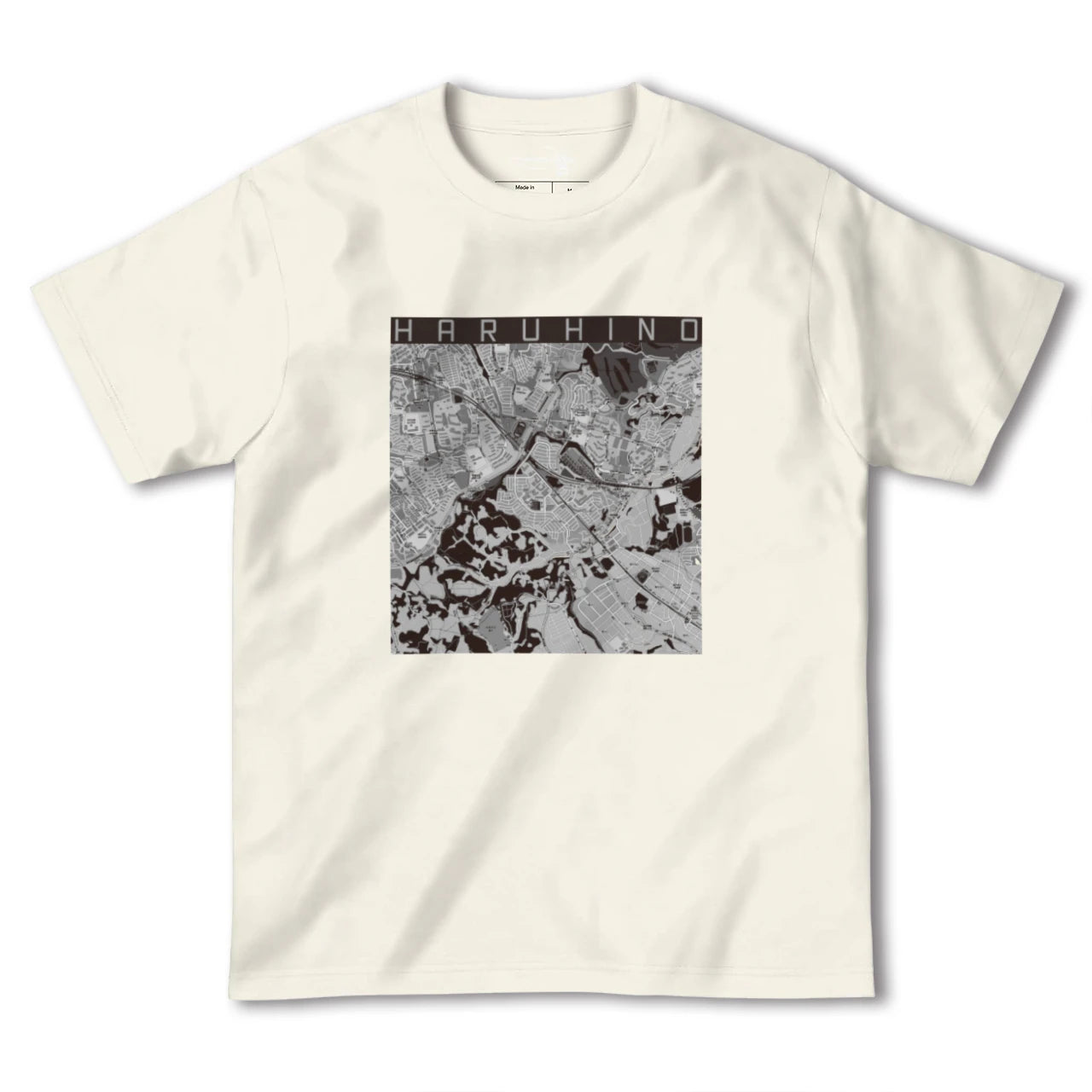【はるひ野(神奈川県)】地図柄ヘビーウェイトTシャツ